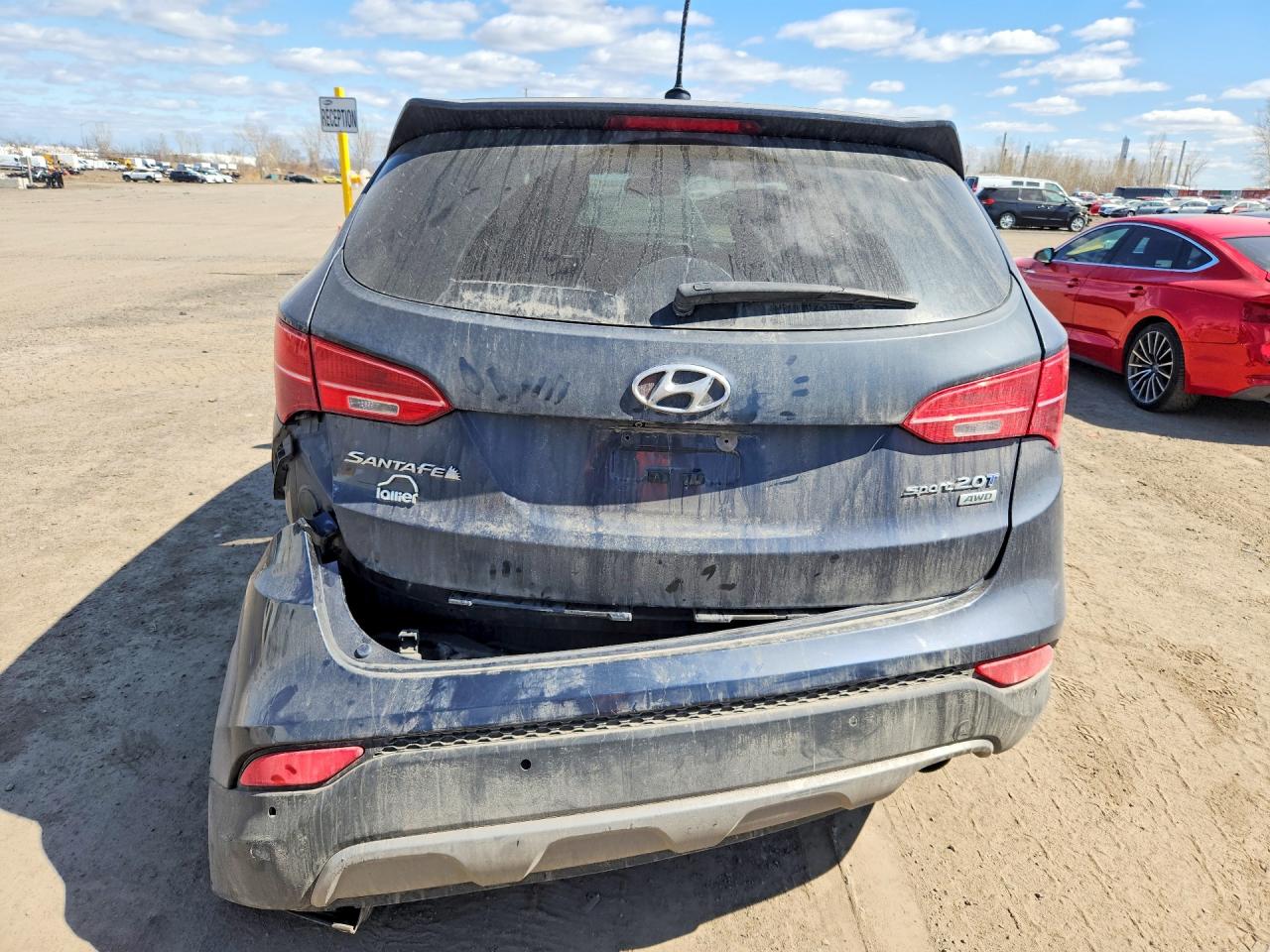 2013 Hyundai Santa Fe Sport 2.0t Серый vin: 5XYZUDLA4DG102697
