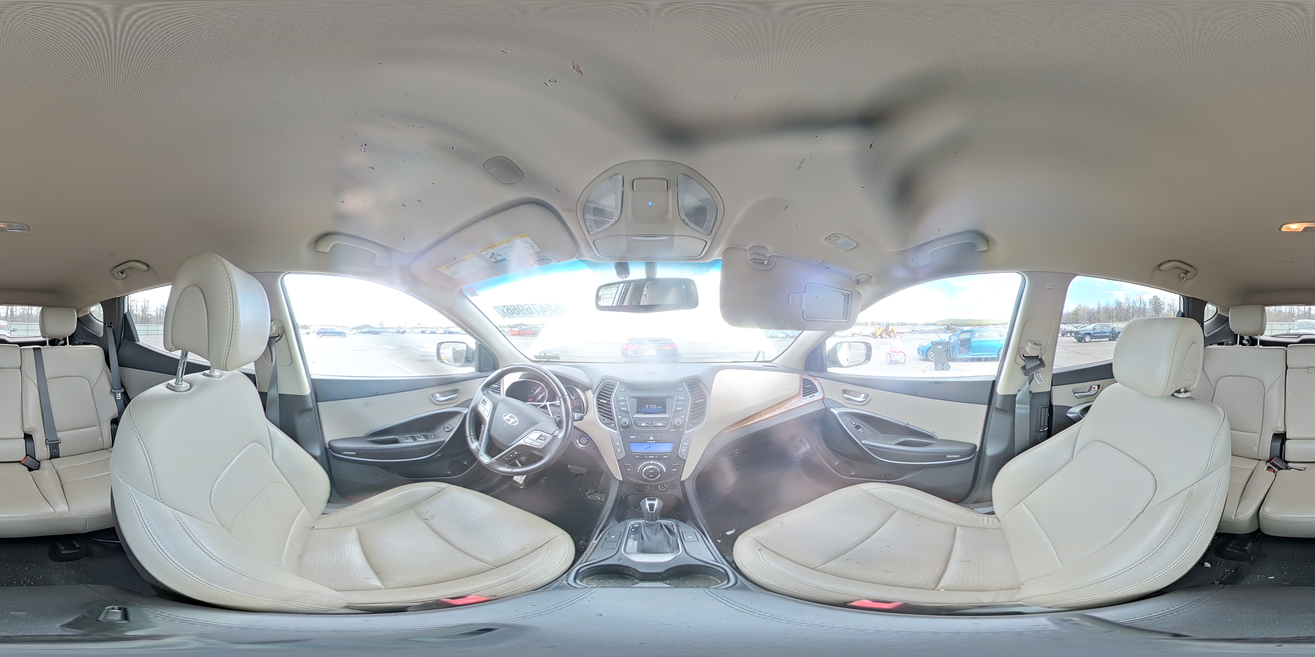 2013 Hyundai Santa Fe Sport 2.0t White vin: 5XYZUDLA4DG109665