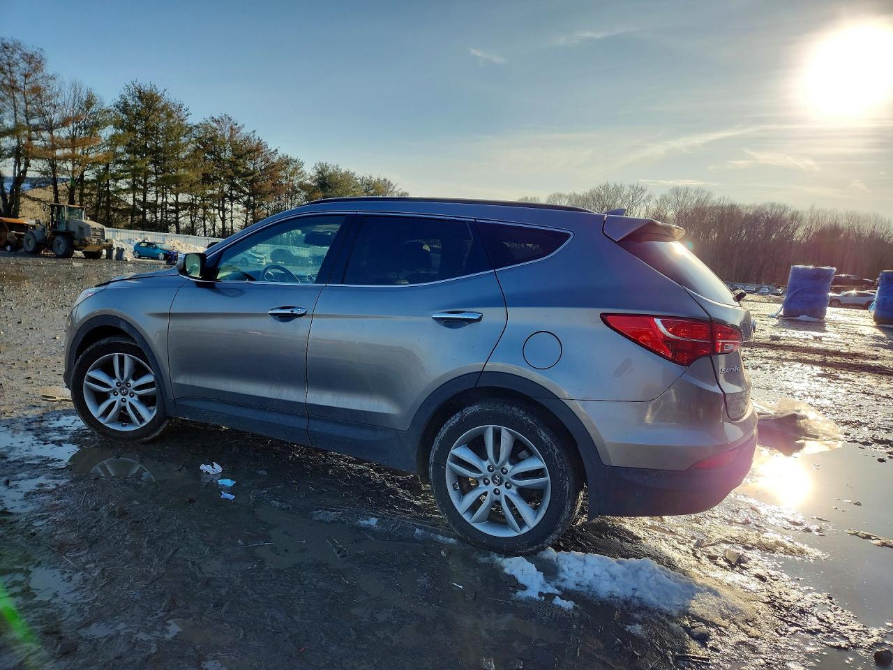 2014 Hyundai Santa Fe Sport 2.0t Gray vin: 5XYZUDLA4EG203837
