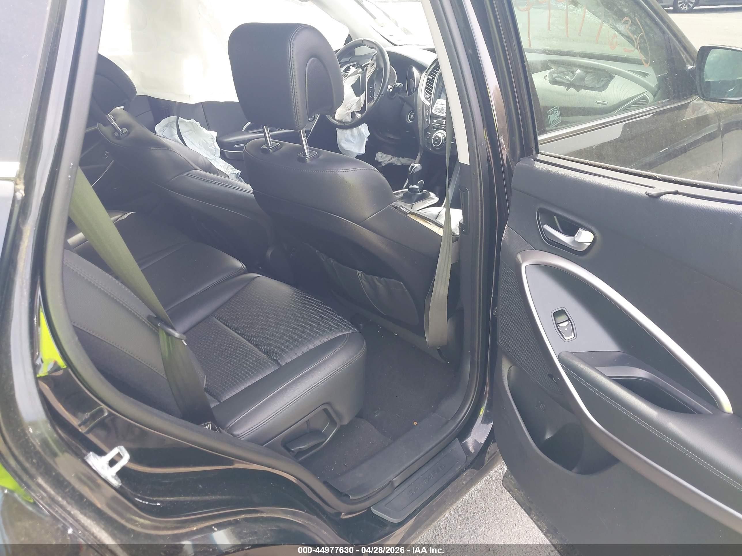 2014 Hyundai Santa Fe Sport 2.0l Turbo Black vin: 5XYZUDLA4EG207872