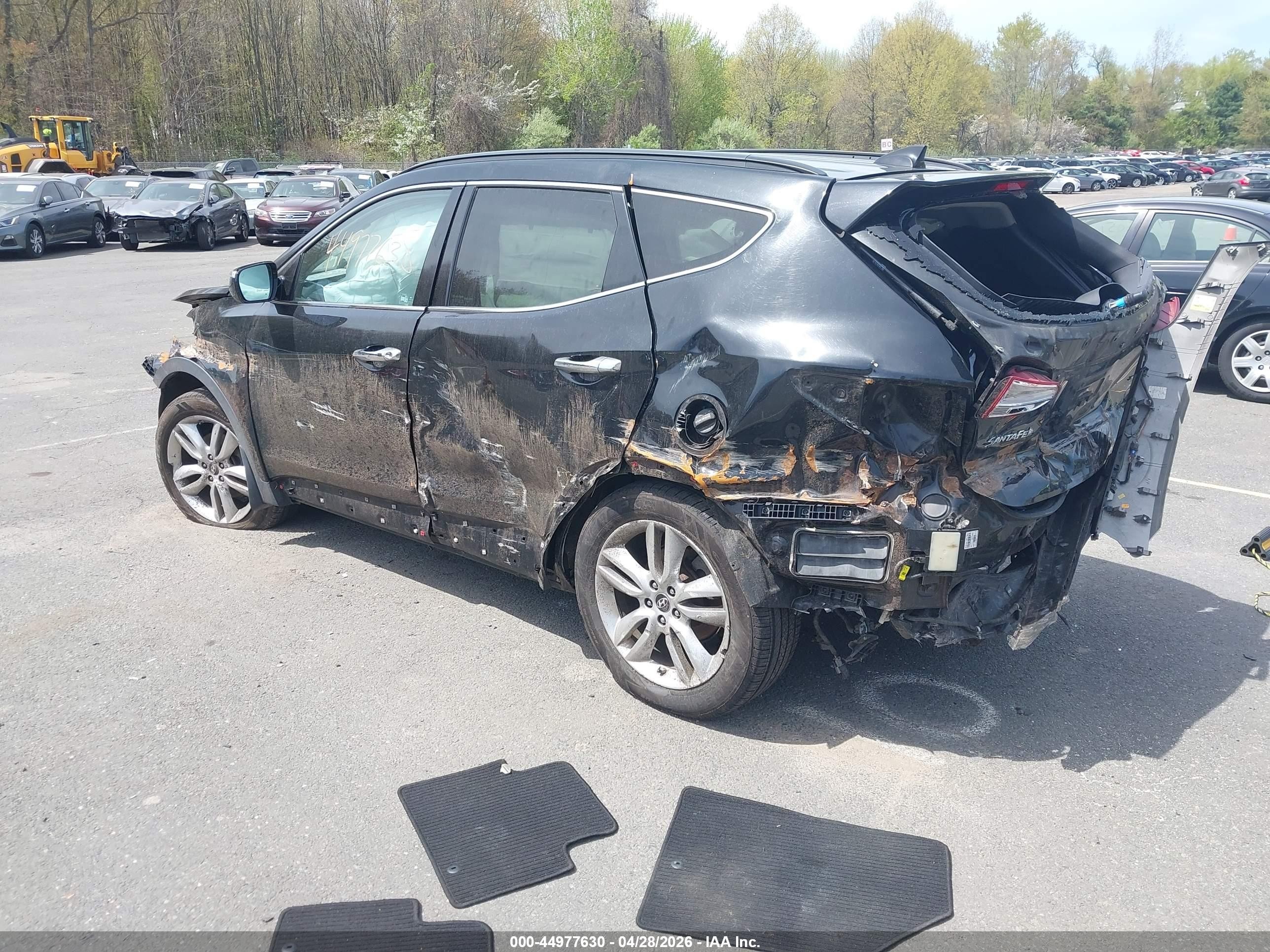2014 Hyundai Santa Fe Sport 2.0l Turbo Black vin: 5XYZUDLA4EG207872