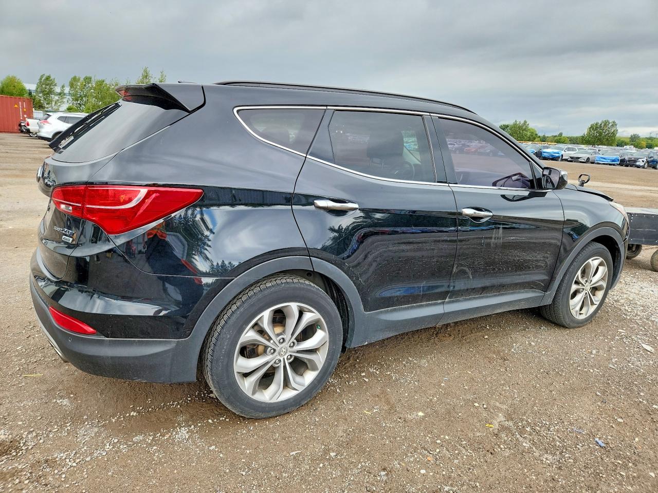 2014 Hyundai Santa Fe Sport 2.0t Black vin: 5XYZUDLA4EG215129