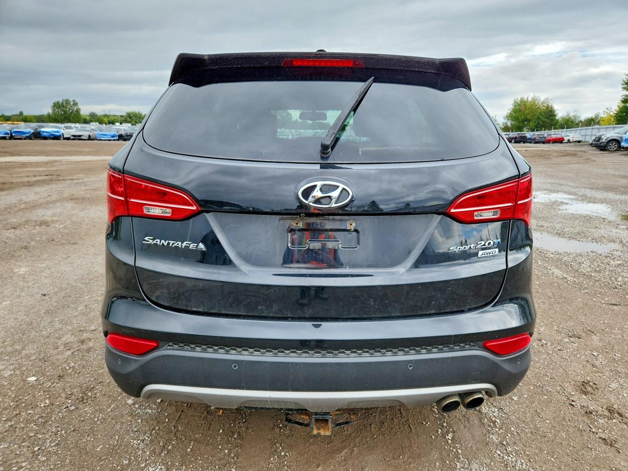 2014 Hyundai Santa Fe Sport 2.0t Black vin: 5XYZUDLA4EG215129