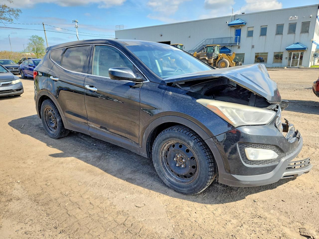 2013 Hyundai Santa Fe Sport 2.0t Black vin: 5XYZUDLA5DG011633