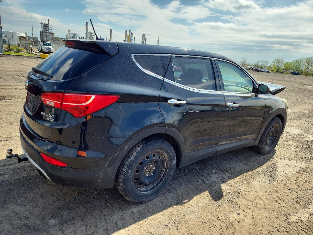 2013 Hyundai Santa Fe Sport 2.0t Black vin: 5XYZUDLA5DG011633