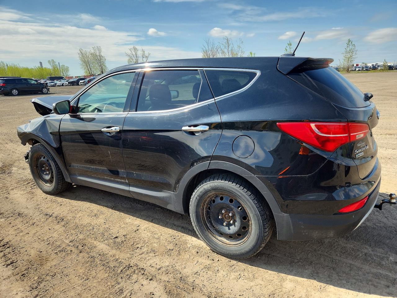 2013 Hyundai Santa Fe Sport 2.0t Black vin: 5XYZUDLA5DG011633