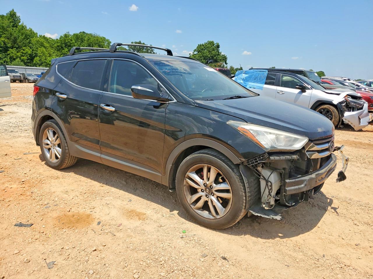 2013 Hyundai Santa Fe Sport 2.0t Black vin: 5XYZUDLA5DG082363