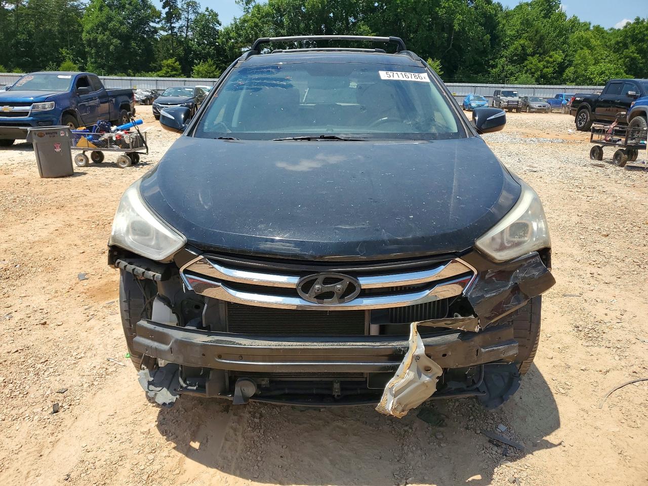2013 Hyundai Santa Fe Sport 2.0t Black vin: 5XYZUDLA5DG082363