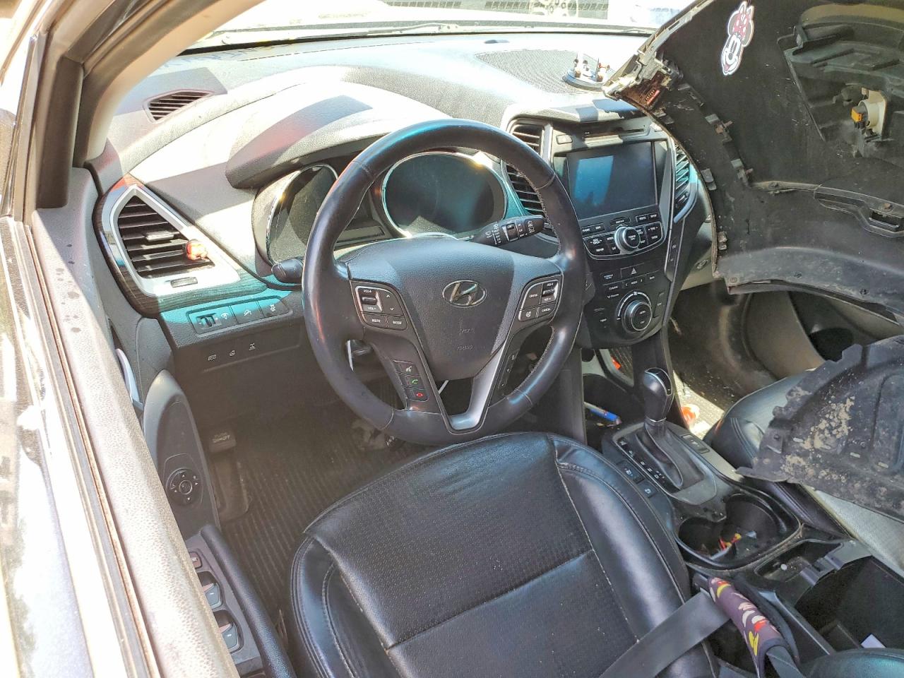 2013 Hyundai Santa Fe Sport 2.0t Gray vin: 5XYZUDLA5DG086302
