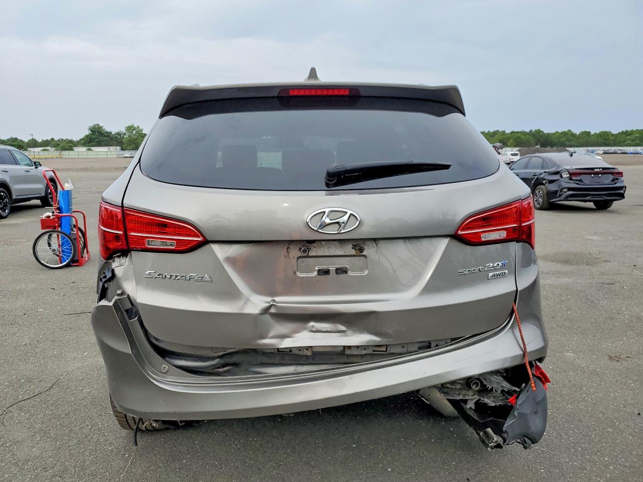 2013 Hyundai Santa Fe Sport 2.0t Beige vin: 5XYZUDLA5DG088616
