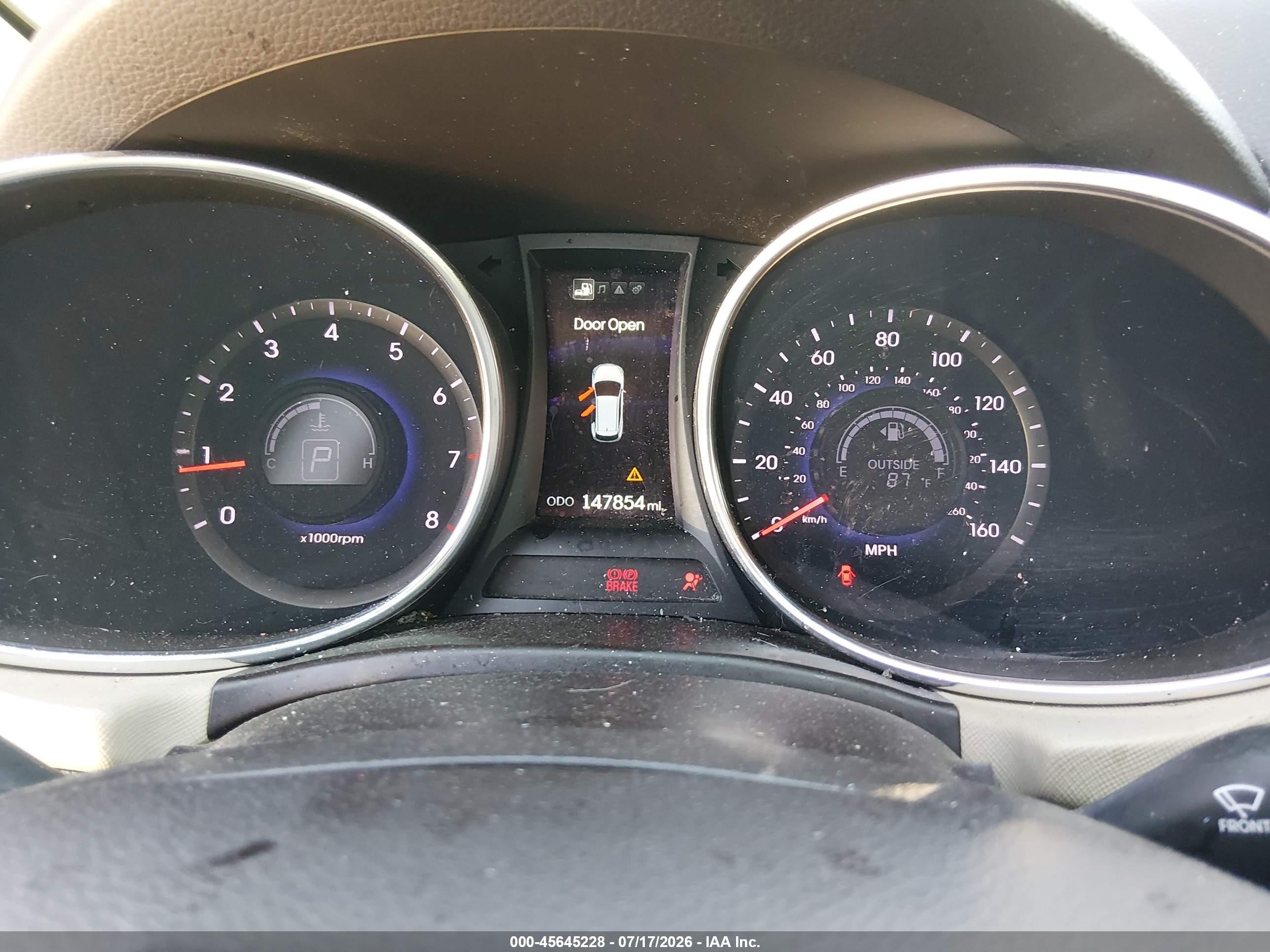 2013 Hyundai Santa Fe Sport 2.0t Black vin: 5XYZUDLA5DG095310