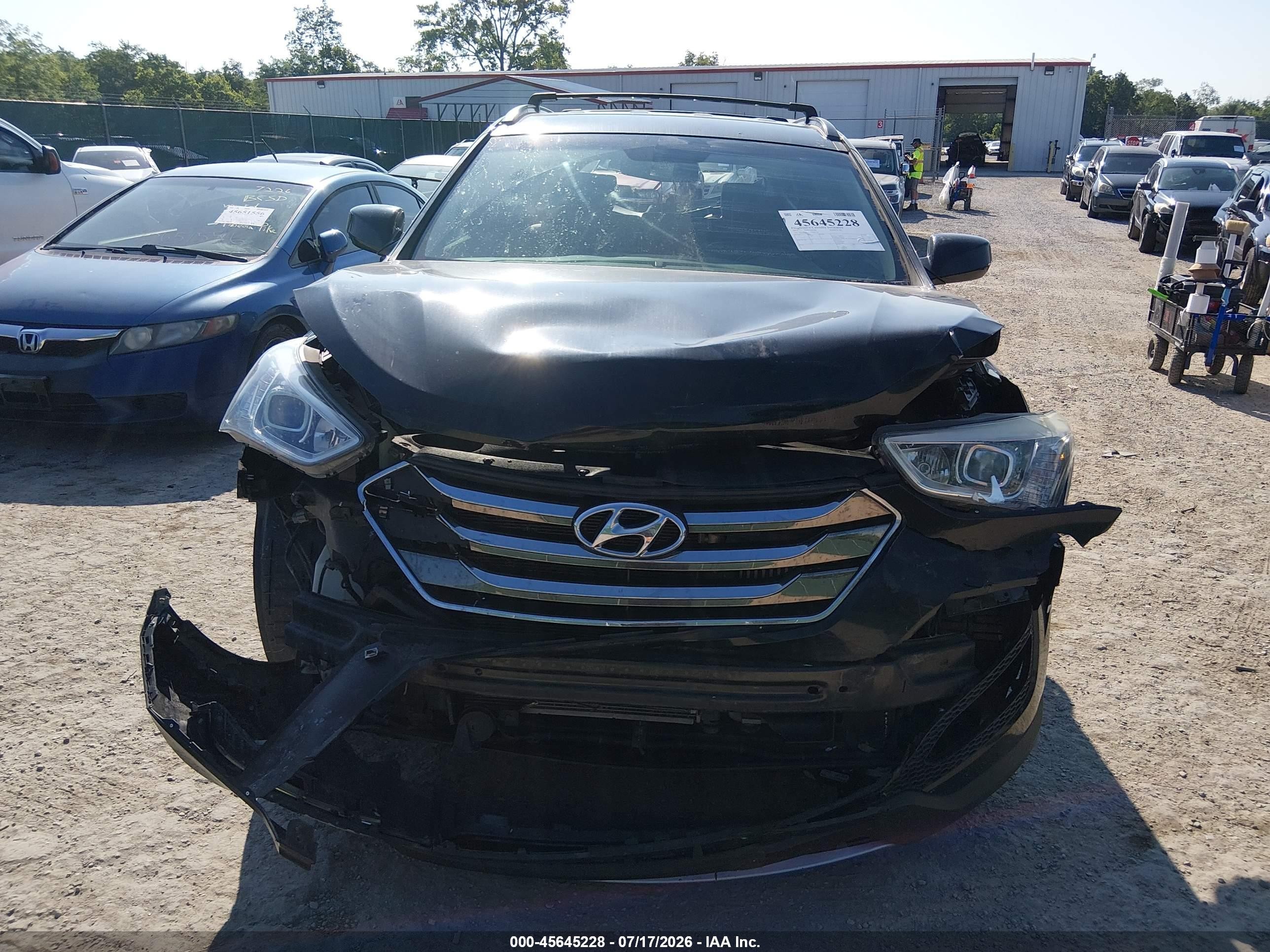 2013 Hyundai Santa Fe Sport 2.0t Black vin: 5XYZUDLA5DG095310