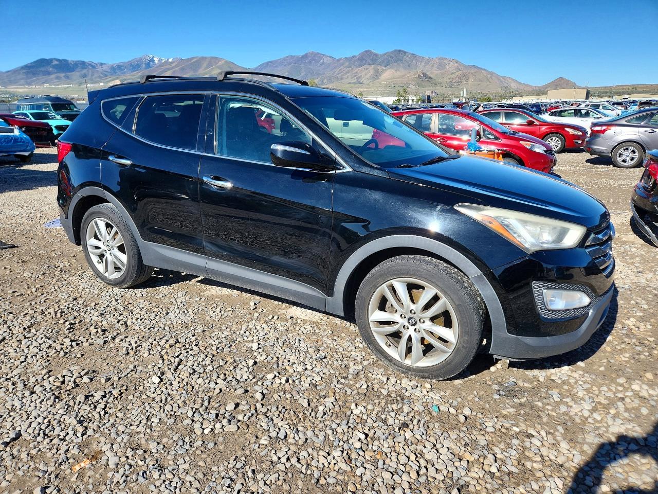 2014 Hyundai Santa Fe Sport 2.0t Black vin: 5XYZUDLA5EG209890