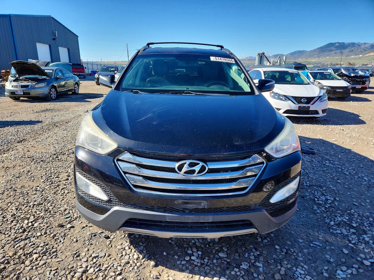 2014 Hyundai Santa Fe Sport 2.0t Black vin: 5XYZUDLA5EG209890
