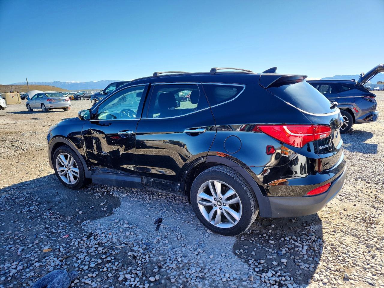 2014 Hyundai Santa Fe Sport 2.0t Black vin: 5XYZUDLA5EG209890