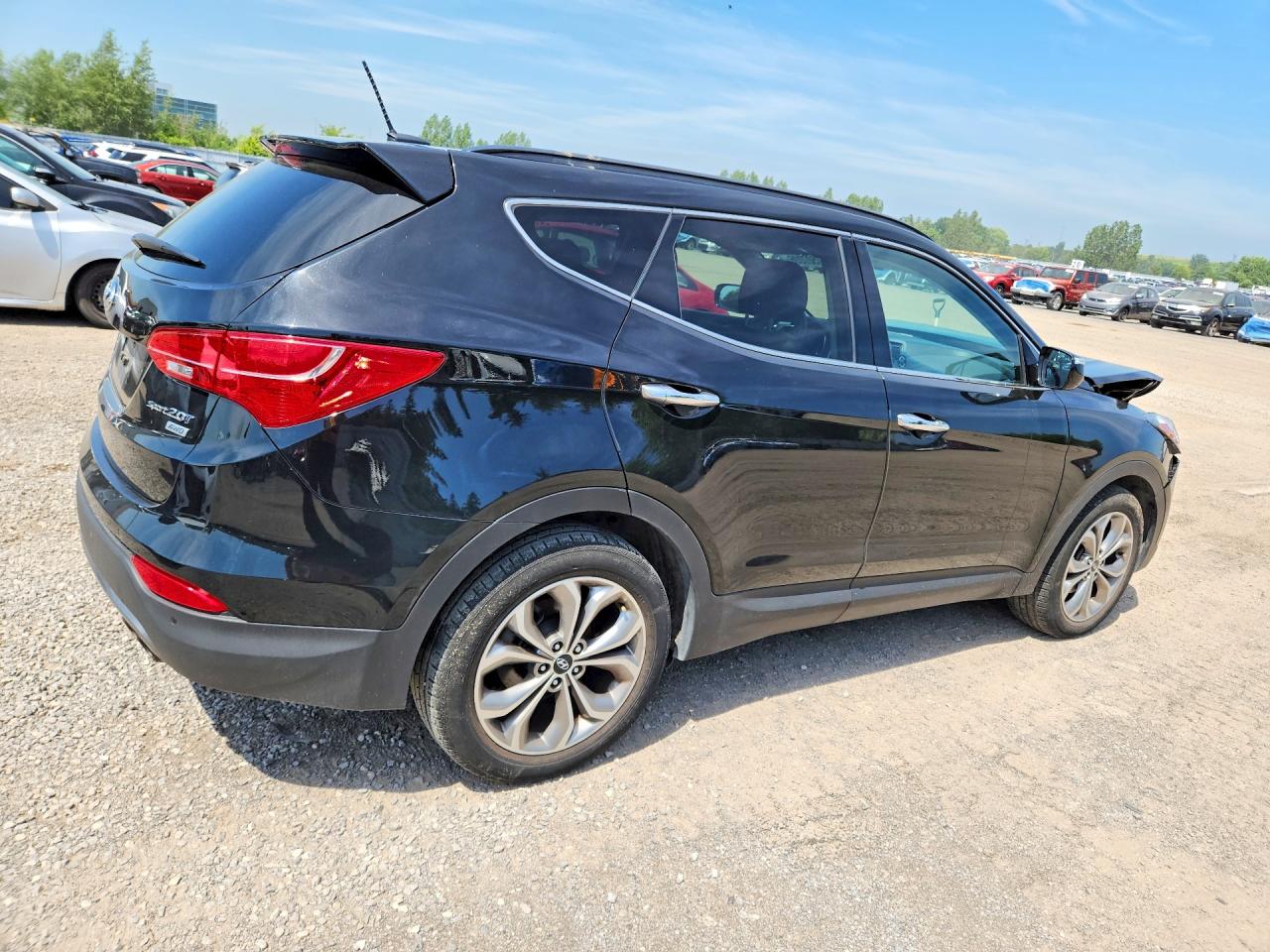 2015 Hyundai Santa Fe Sport 2.0t Black vin: 5XYZUDLA5FG245886