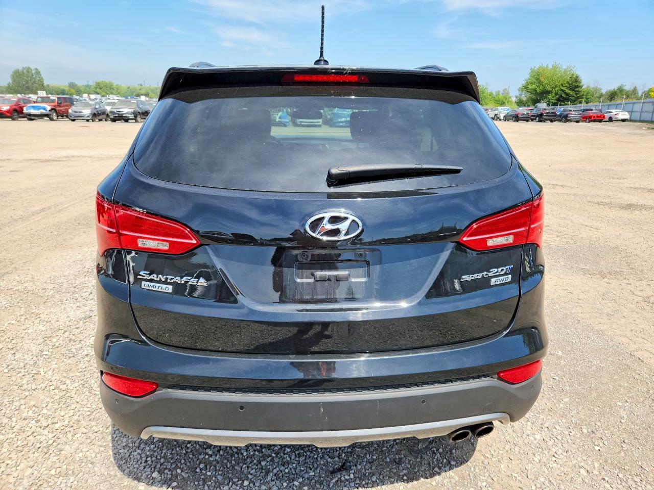 2015 Hyundai Santa Fe Sport 2.0t Black vin: 5XYZUDLA5FG245886