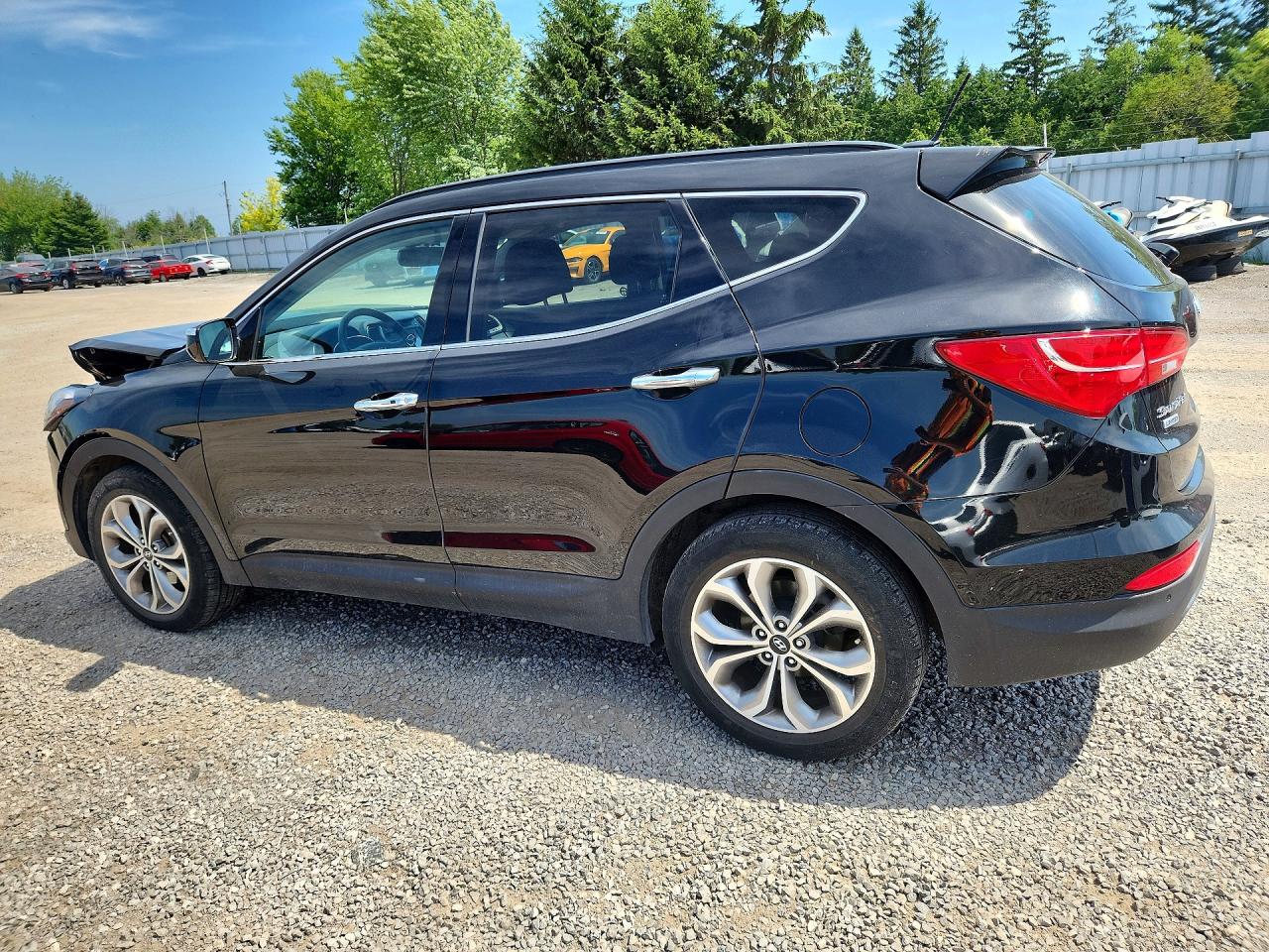 2015 Hyundai Santa Fe Sport 2.0t Black vin: 5XYZUDLA5FG245886