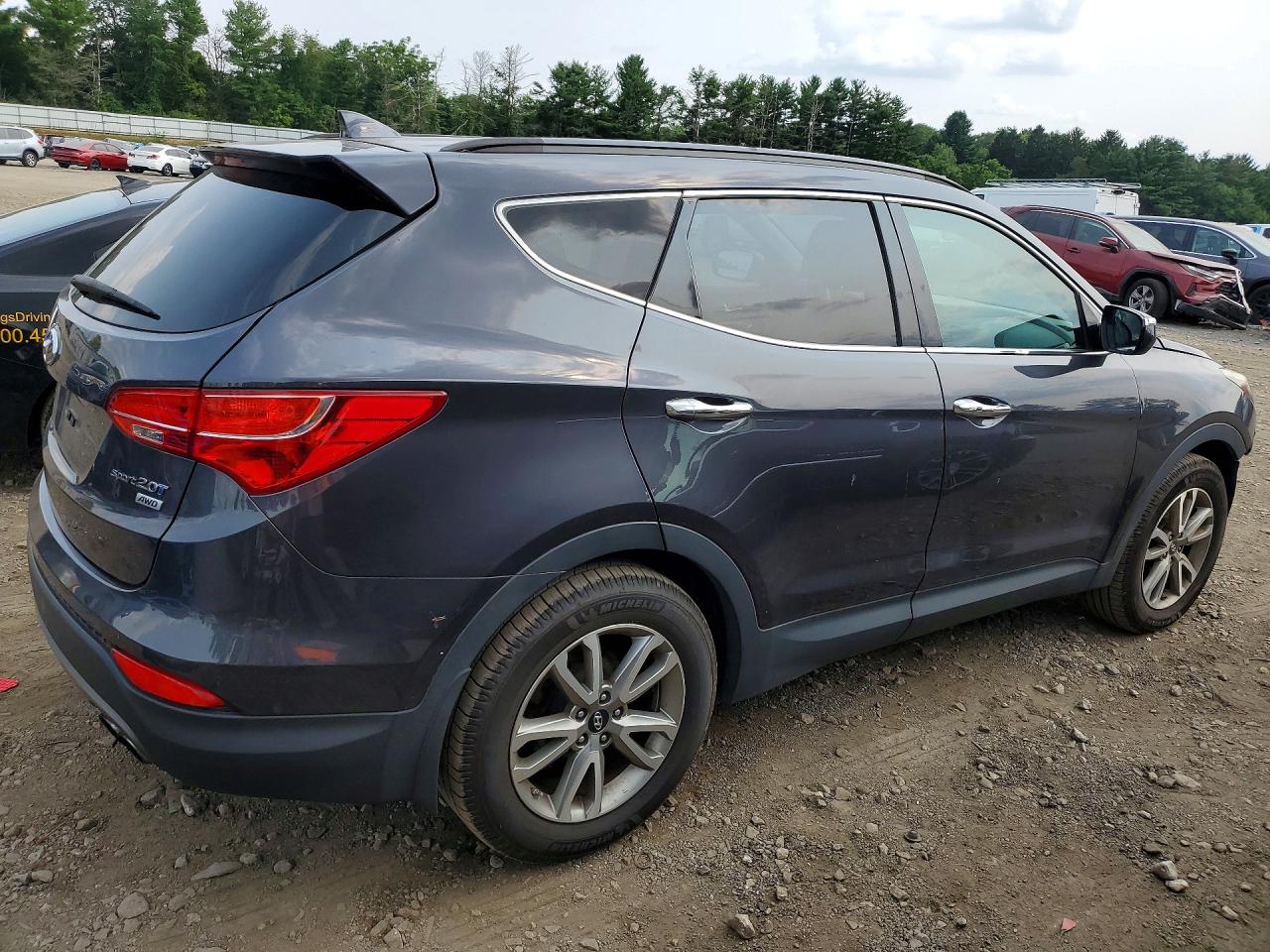 2015 Hyundai Santa Fe Sport 2.0t Gray vin: 5XYZUDLA5FG283893