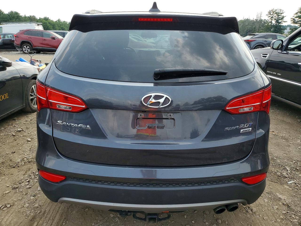 2015 Hyundai Santa Fe Sport 2.0t Gray vin: 5XYZUDLA5FG283893