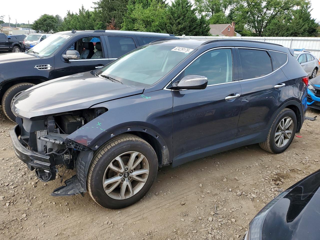 2015 Hyundai Santa Fe Sport 2.0t Gray vin: 5XYZUDLA5FG283893