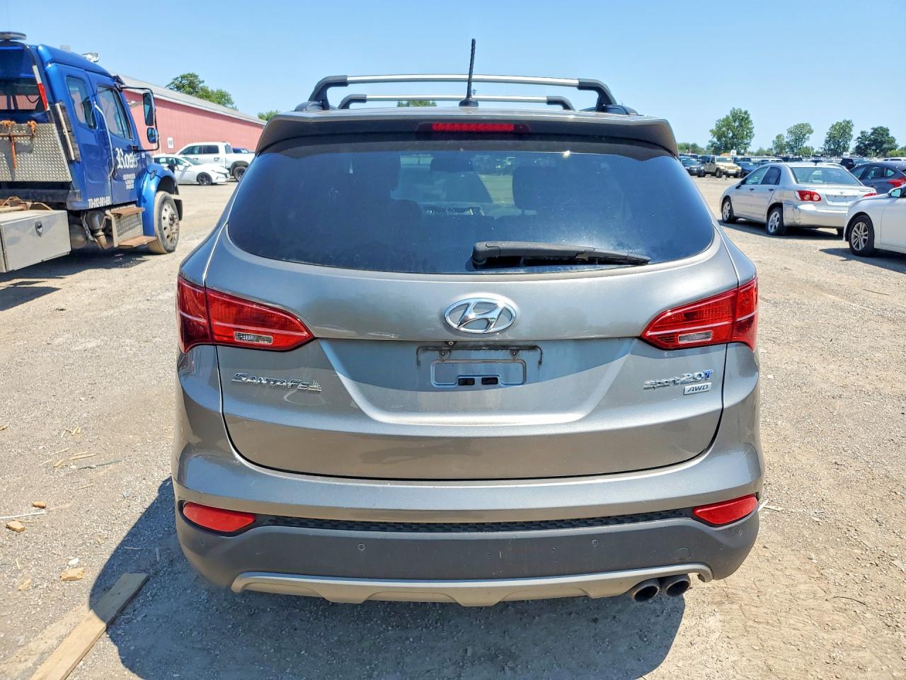 2015 Hyundai Santa Fe Sport 2.0t Серебряный vin: 5XYZUDLA5FG300448