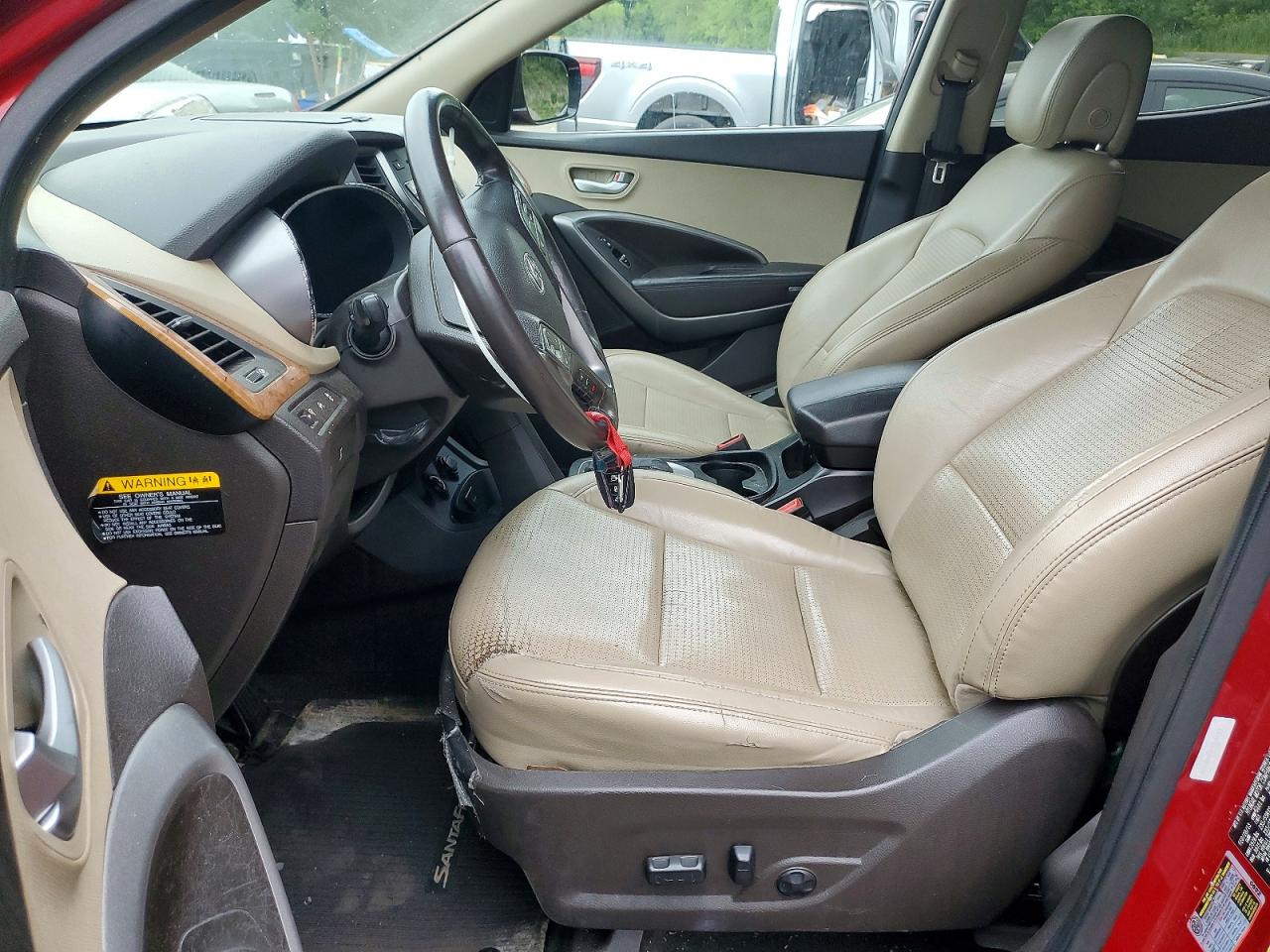 2013 Hyundai Santa Fe Sport 2.0t Red vin: 5XYZUDLA6DG070223