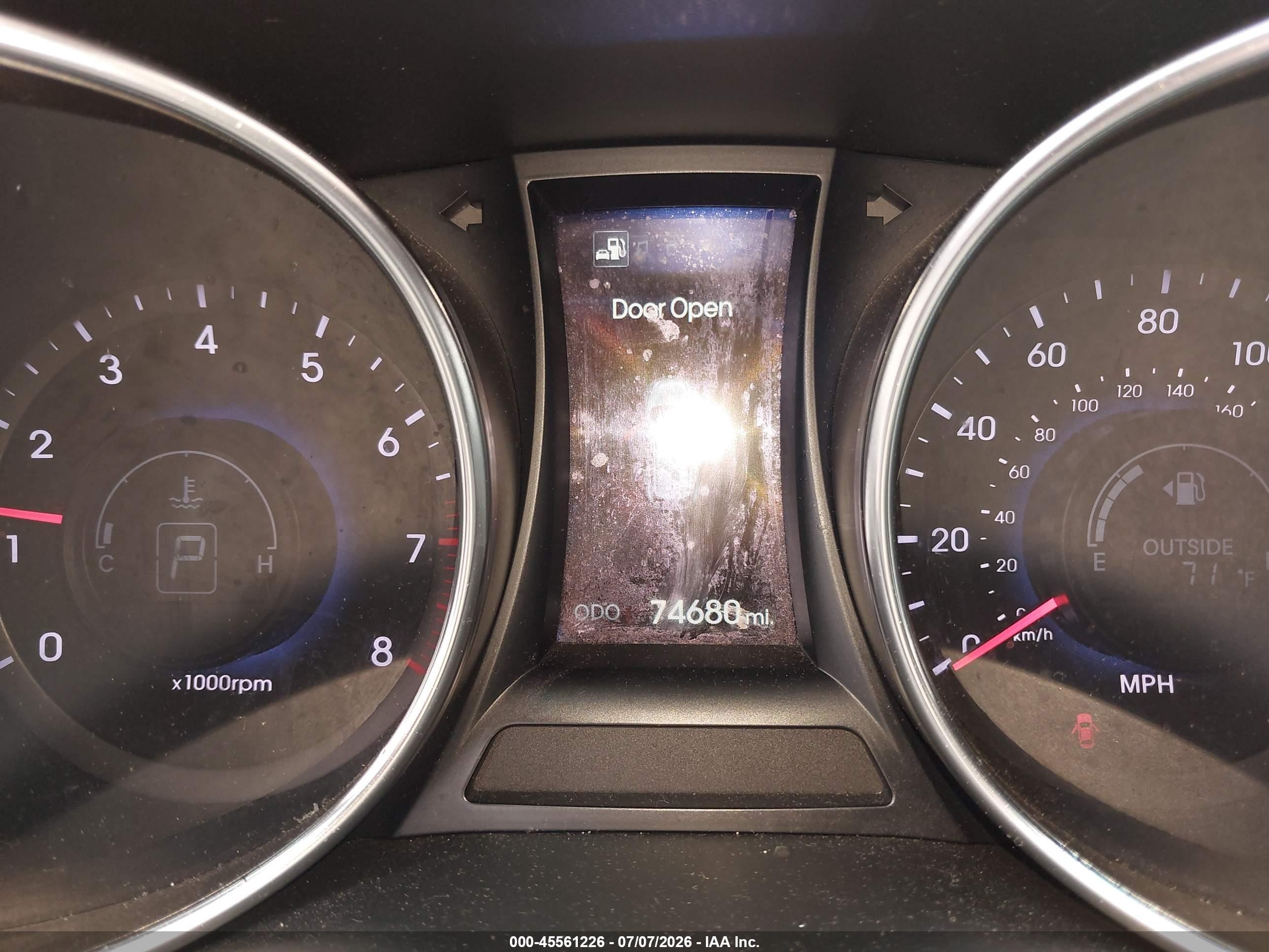 2014 Hyundai Santa Fe Sport 2.0l Turbo Белый vin: 5XYZUDLA6EG192341