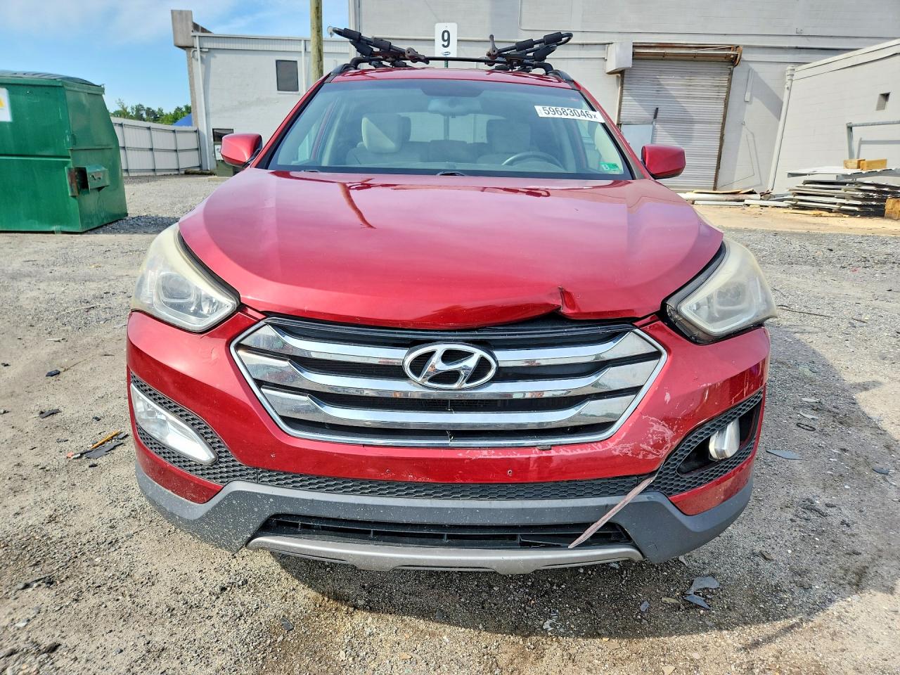 2013 Hyundai Santa Fe Sport 2.0t Red vin: 5XYZUDLA7DG002867