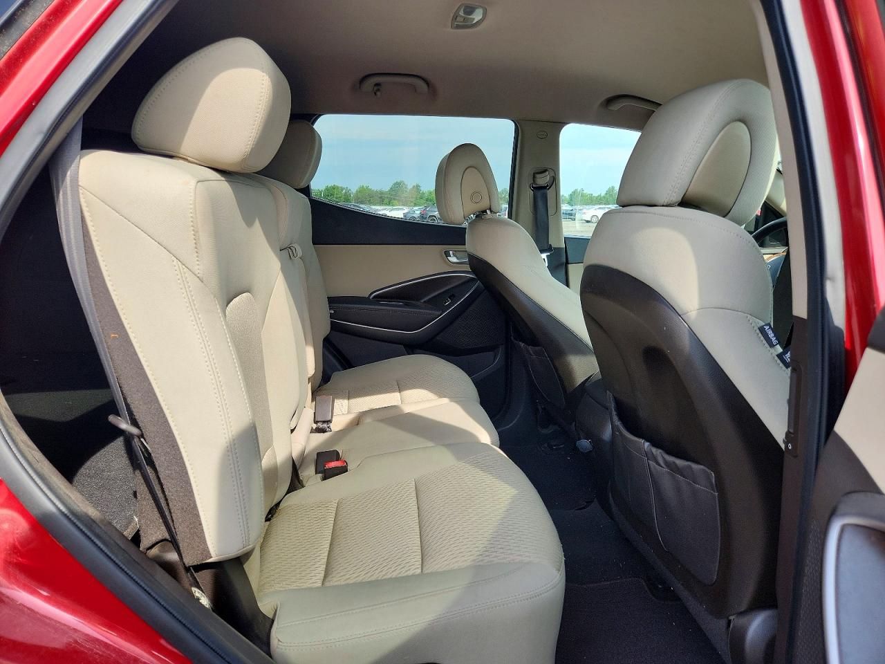 2013 Hyundai Santa Fe Sport 2.0t Red vin: 5XYZUDLA7DG002867
