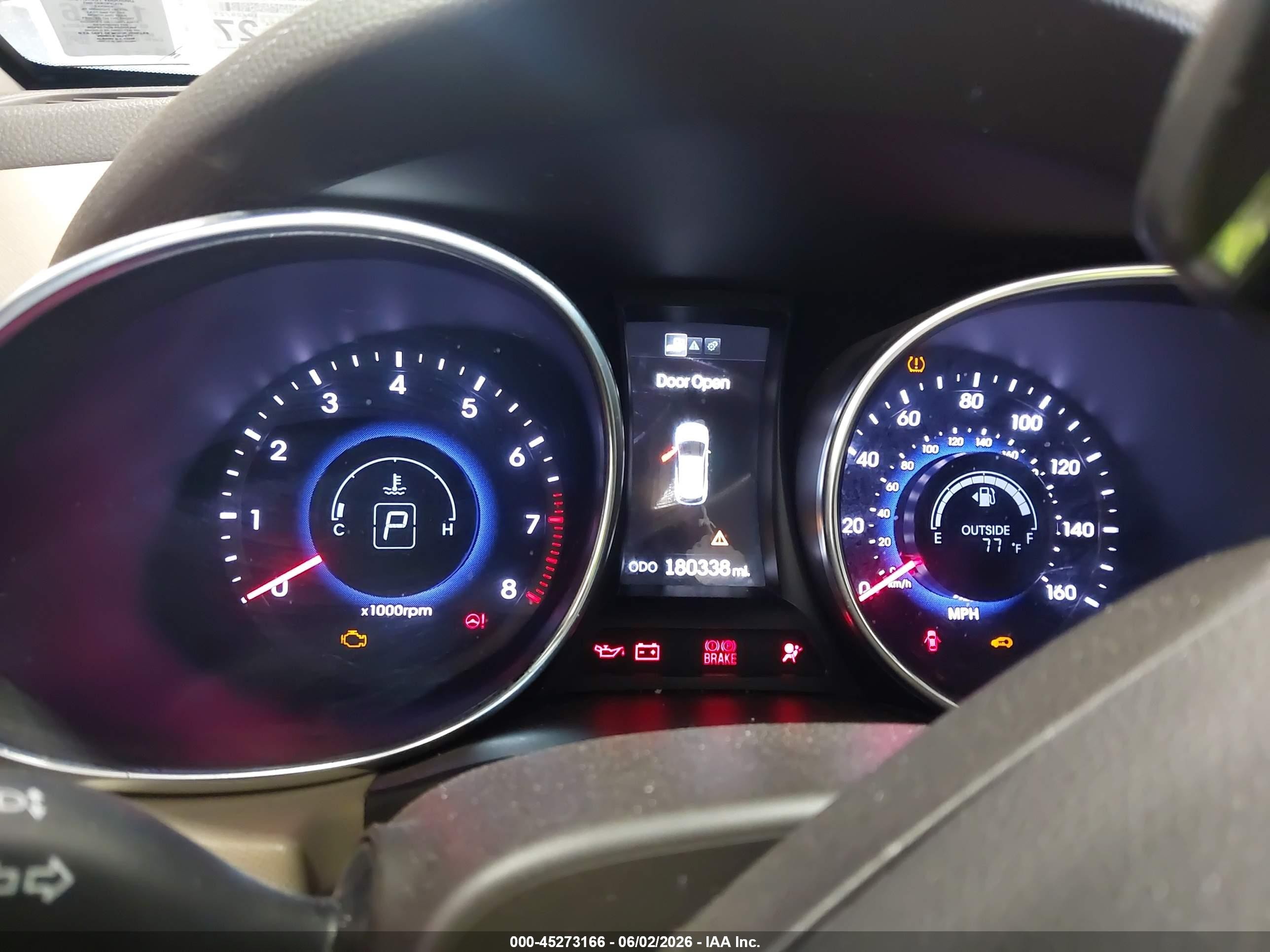 2013 Hyundai Santa Fe Sport 2.0t Red vin: 5XYZUDLA7DG044004