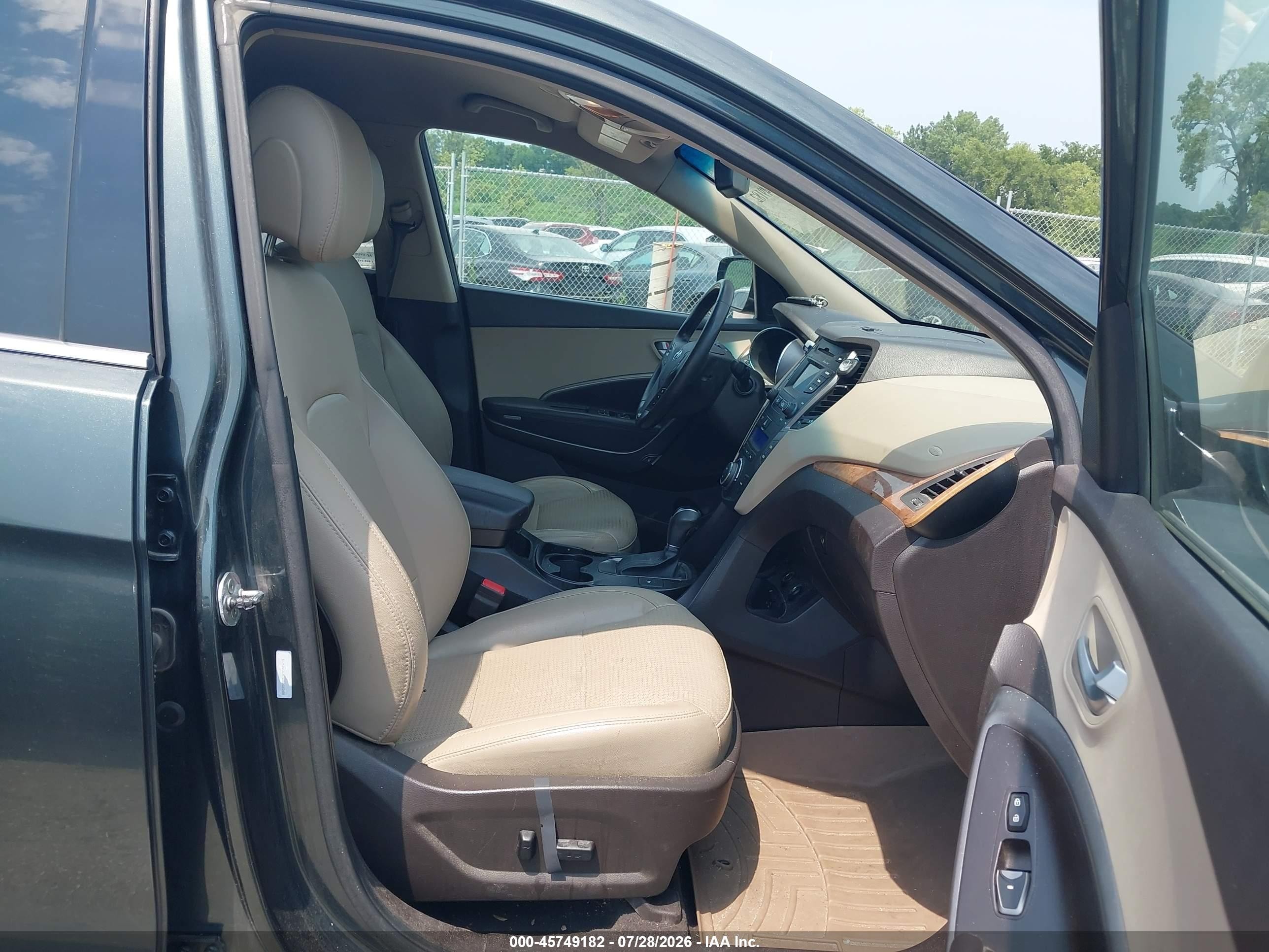 2013 Hyundai Santa Fe Sport 2.0t Green vin: 5XYZUDLA7DG058288