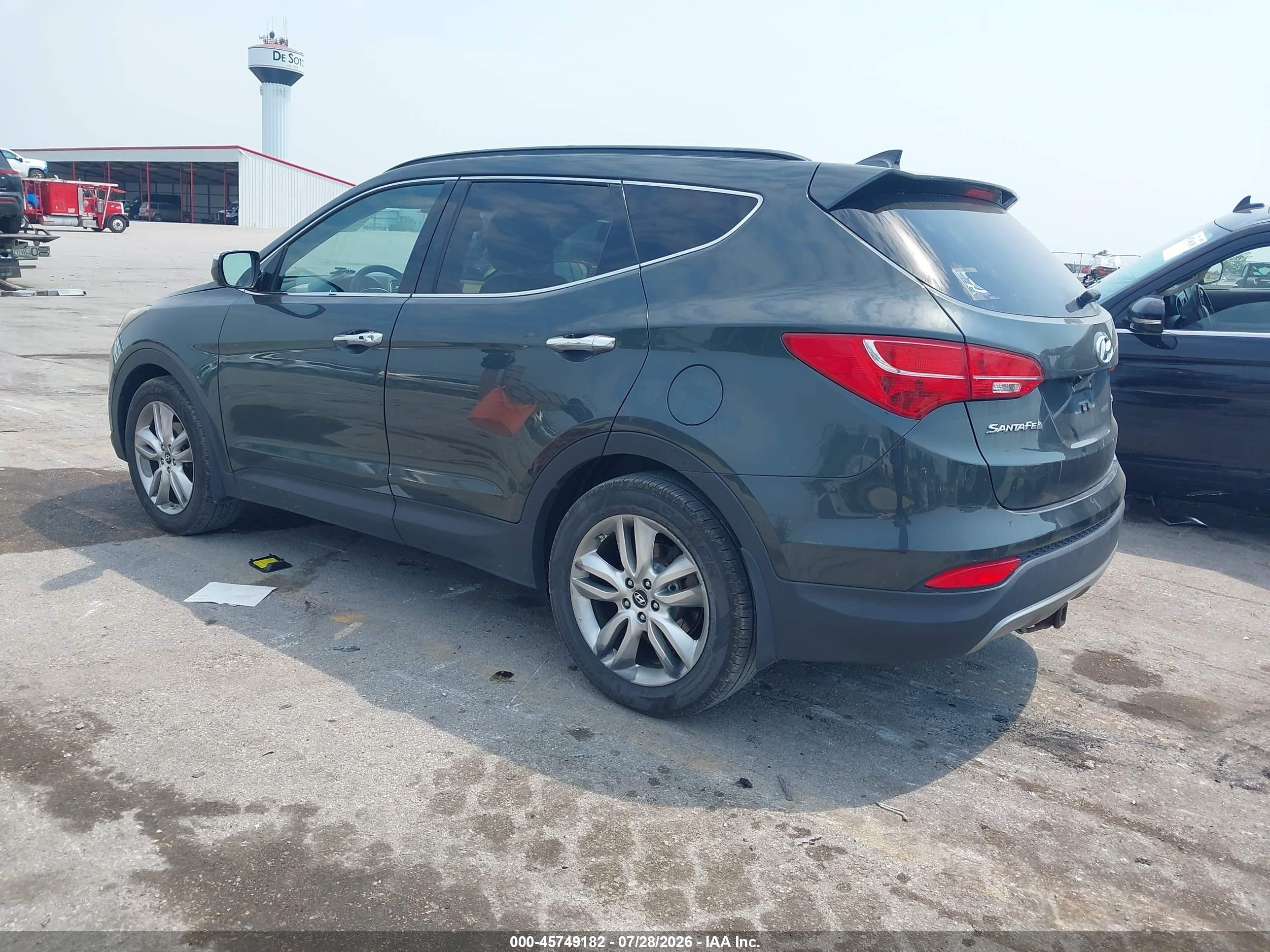 2013 Hyundai Santa Fe Sport 2.0t Green vin: 5XYZUDLA7DG058288