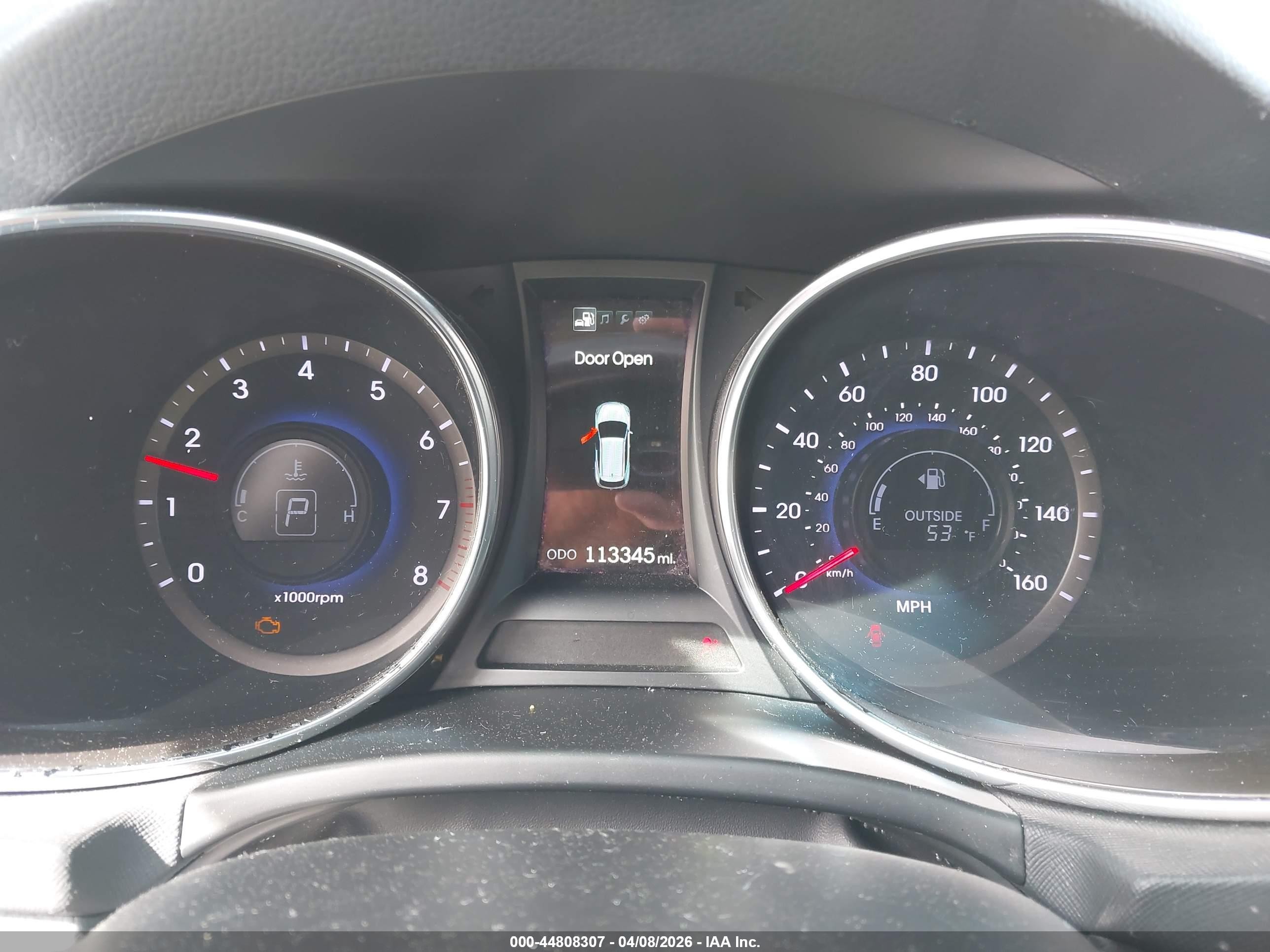 2013 Hyundai Santa Fe Sport 2.0t White vin: 5XYZUDLA7DG110549