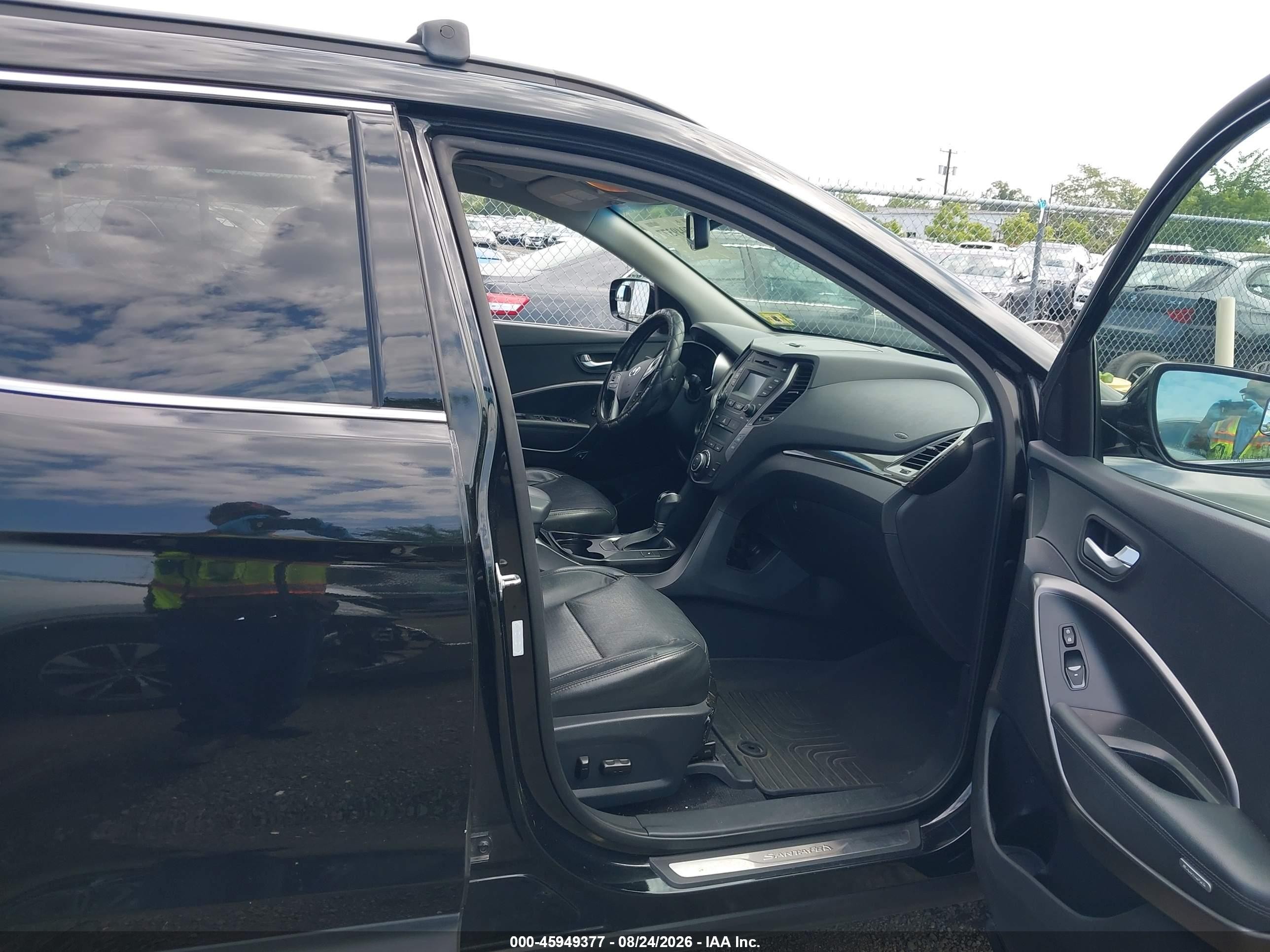 2013 Hyundai Santa Fe Sport 2.0t Черный vin: 5XYZUDLA7DG124077