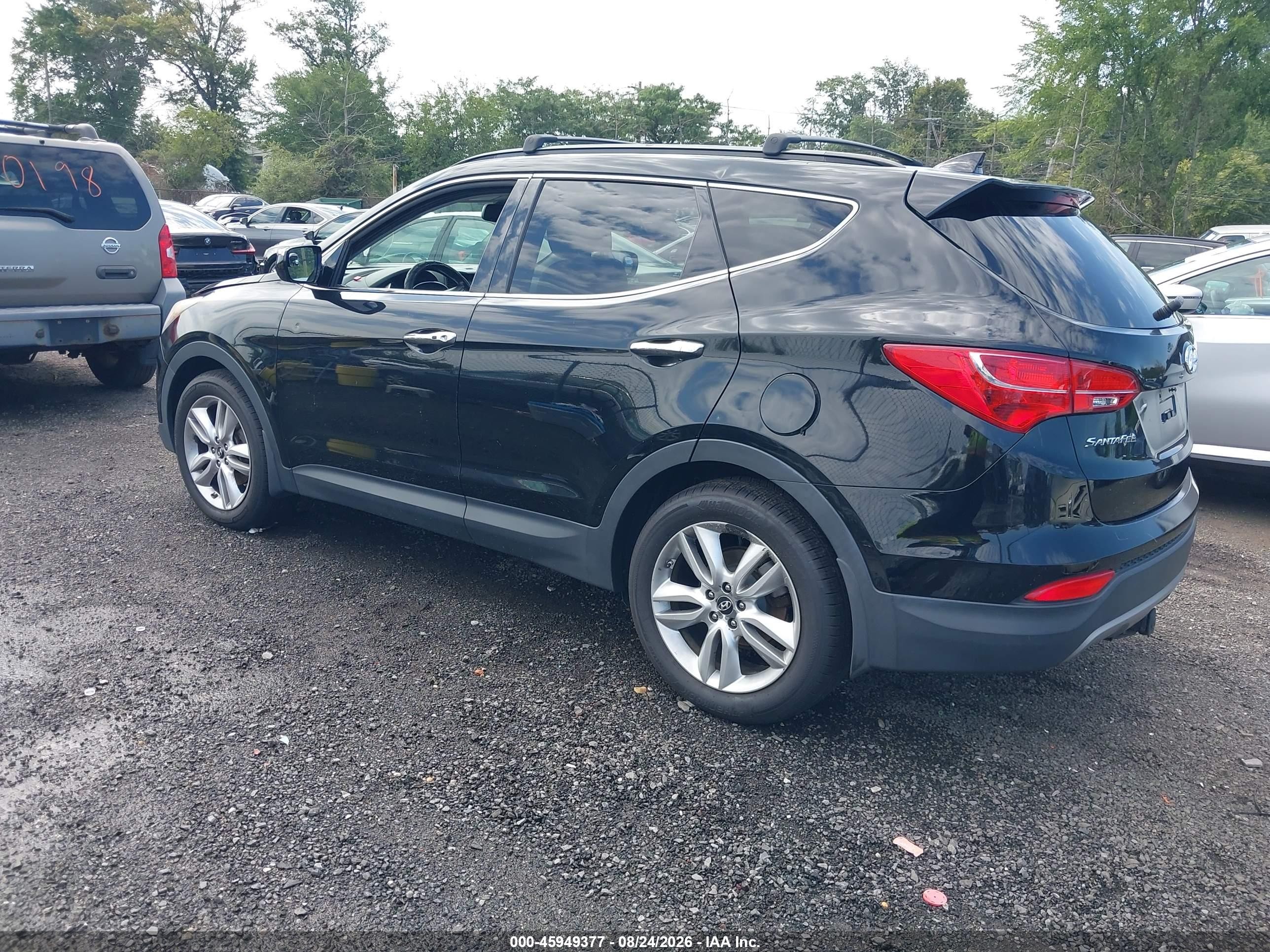 2013 Hyundai Santa Fe Sport 2.0t Черный vin: 5XYZUDLA7DG124077