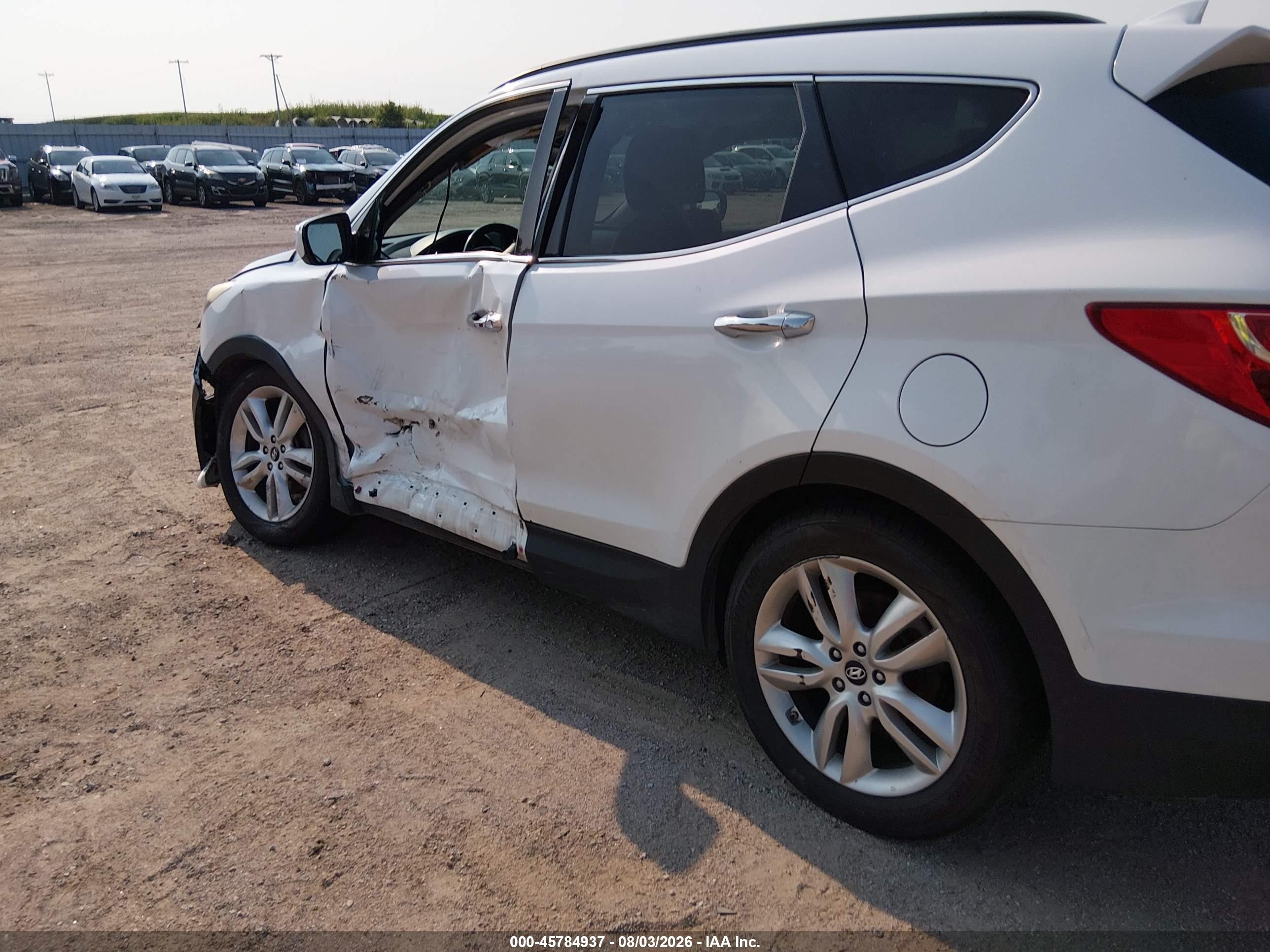 2014 Hyundai Santa Fe Sport 2.0l Turbo White vin: 5XYZUDLA7EG157405