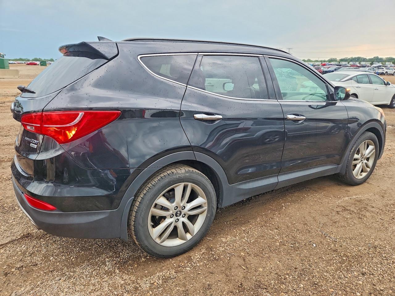 2014 Hyundai Santa Fe Sport 2.0t Black vin: 5XYZUDLA7EG181395