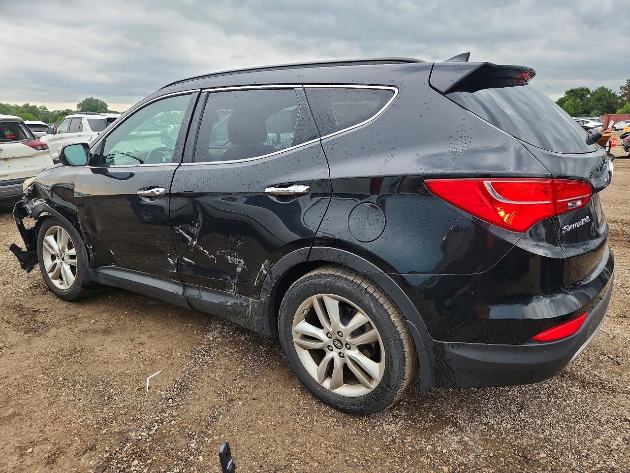 2014 Hyundai Santa Fe Sport 2.0t Black vin: 5XYZUDLA7EG181395