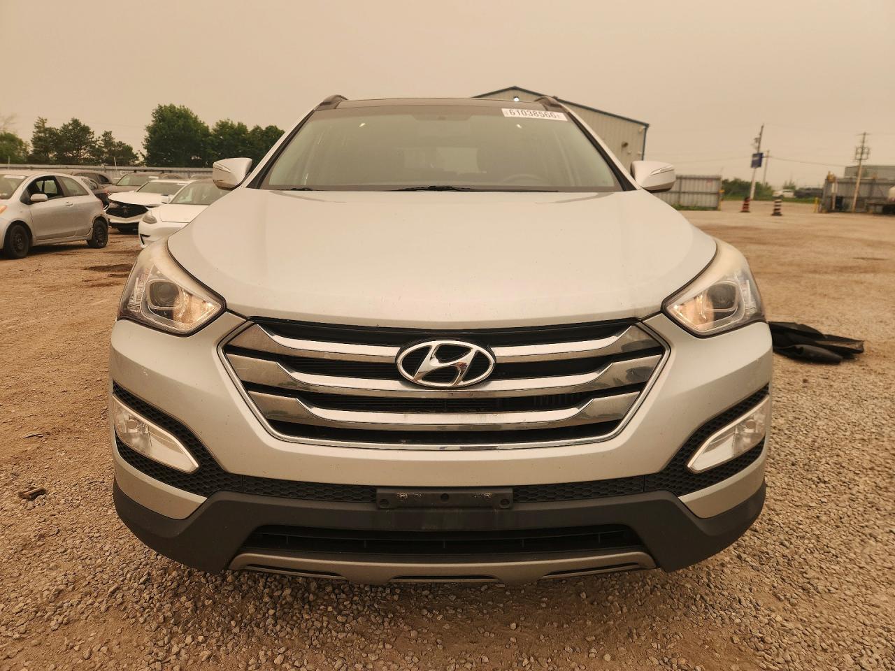 2014 Hyundai Santa Fe Sport 2.0t Silver vin: 5XYZUDLA7EG209700