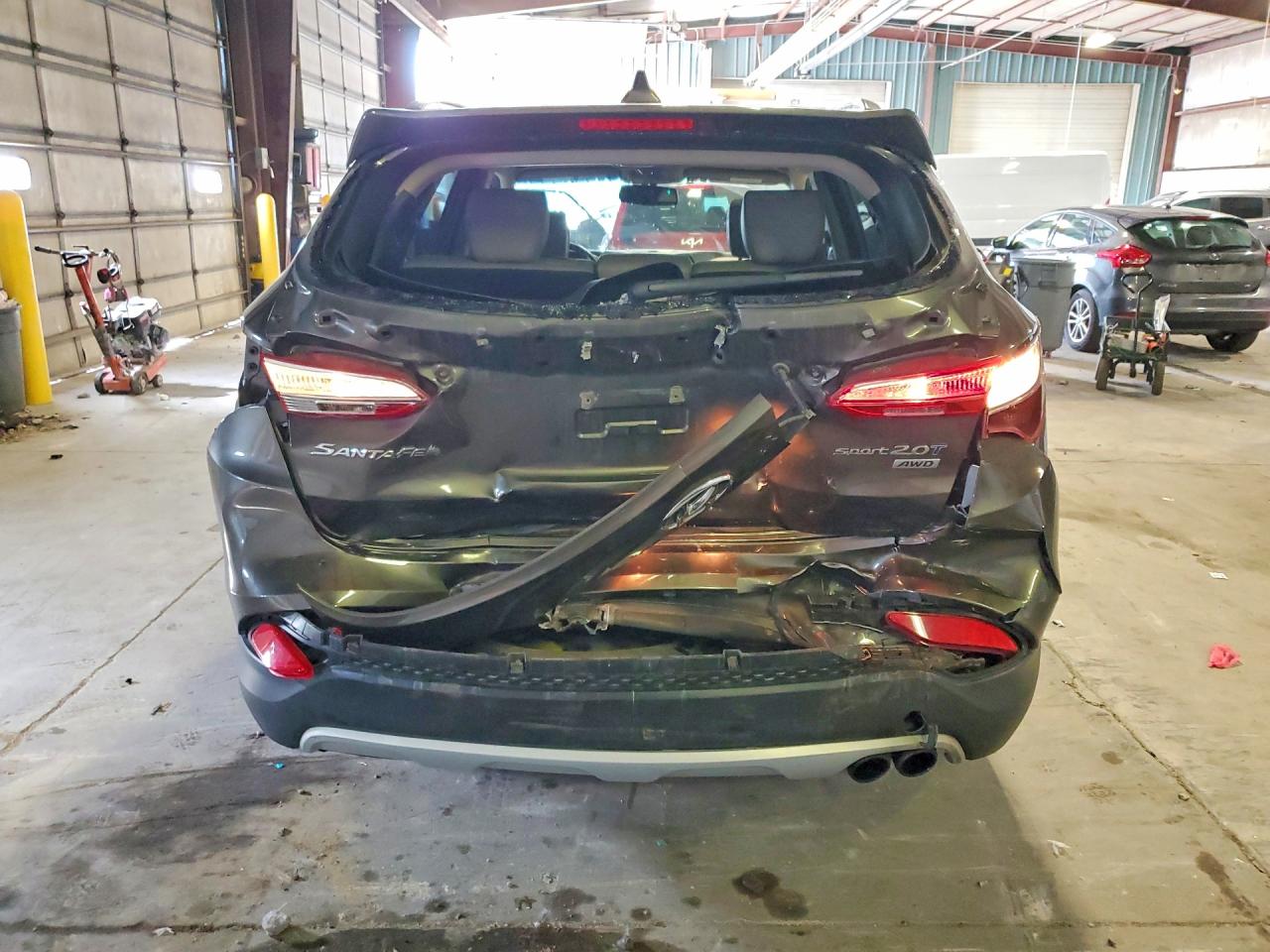 2014 Hyundai Santa Fe Sport 2.0t Серый vin: 5XYZUDLA7EG214217