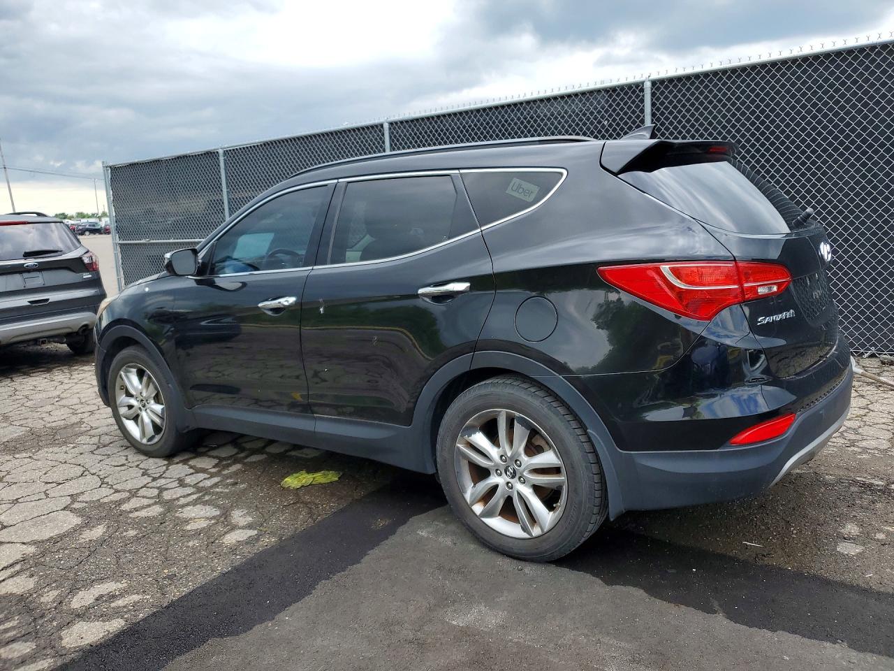 2013 Hyundai Santa Fe Sport 2.0t Черный vin: 5XYZUDLA8DG082812