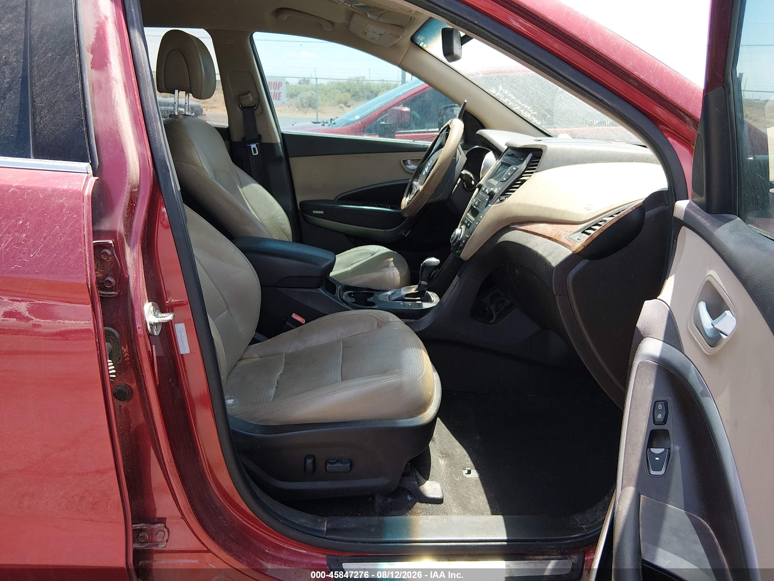 2013 Hyundai Santa Fe Sport 2.0t Red vin: 5XYZUDLA8DG115730