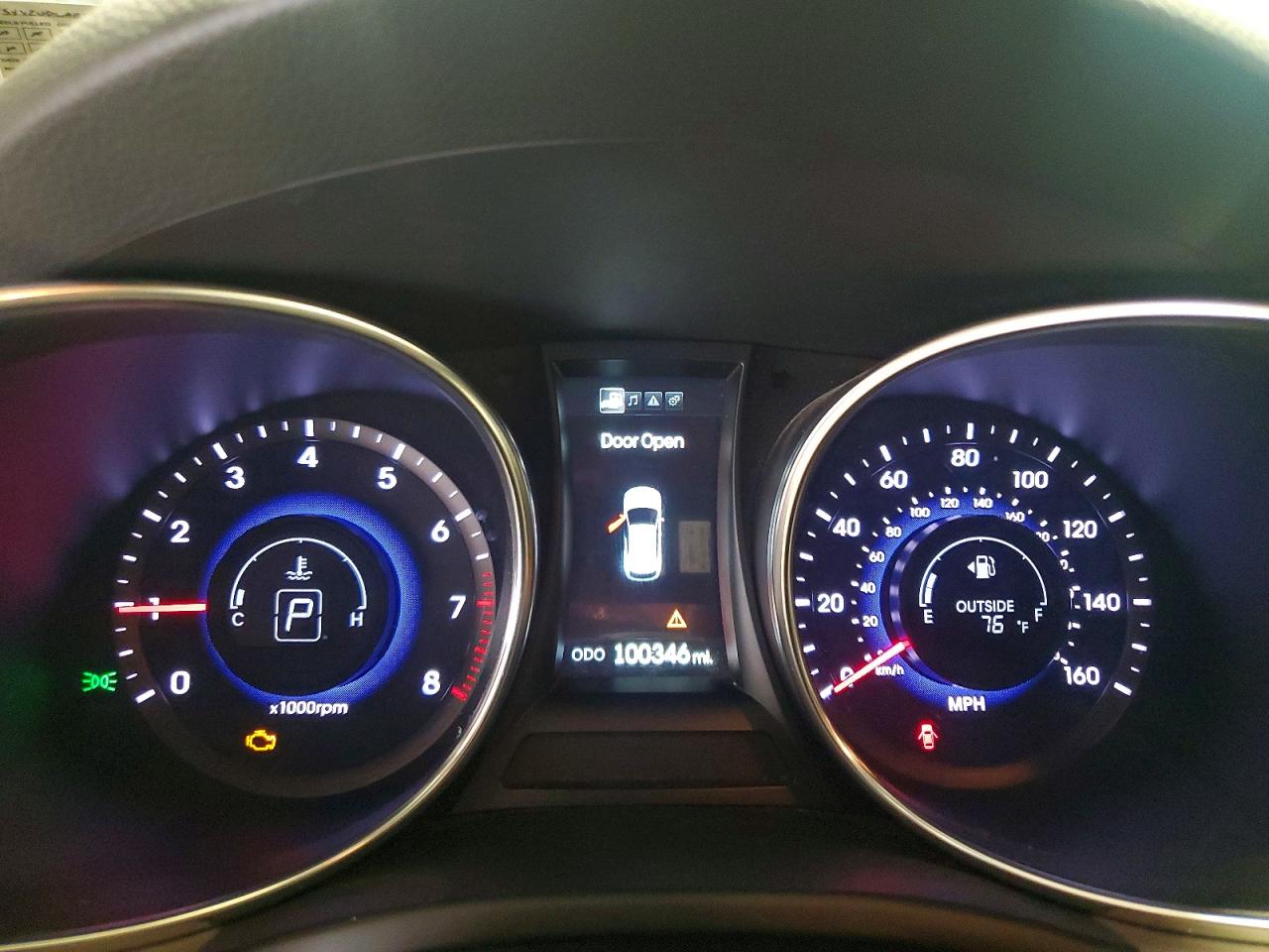 2013 Hyundai Santa Fe Sport 2.0t Black vin: 5XYZUDLA8DG119891