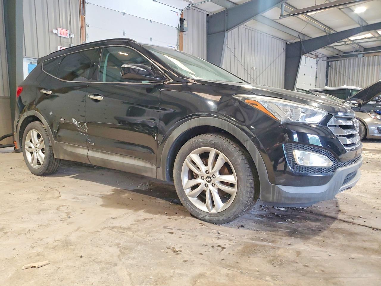 2013 Hyundai Santa Fe Sport 2.0t Black vin: 5XYZUDLA8DG119891