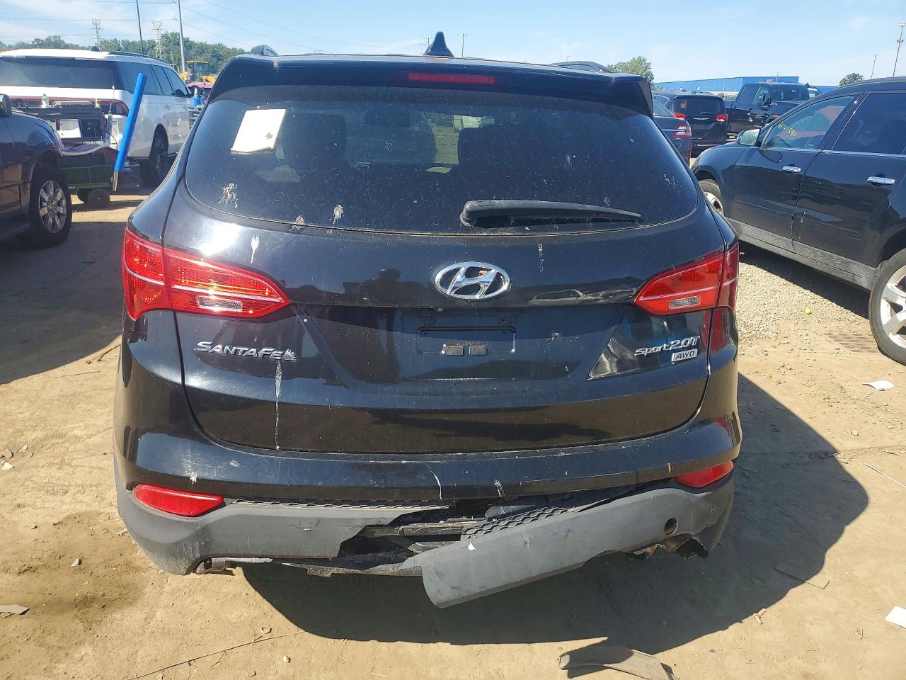 2014 Hyundai Santa Fe Sport 2.0t Black vin: 5XYZUDLA8EG196827