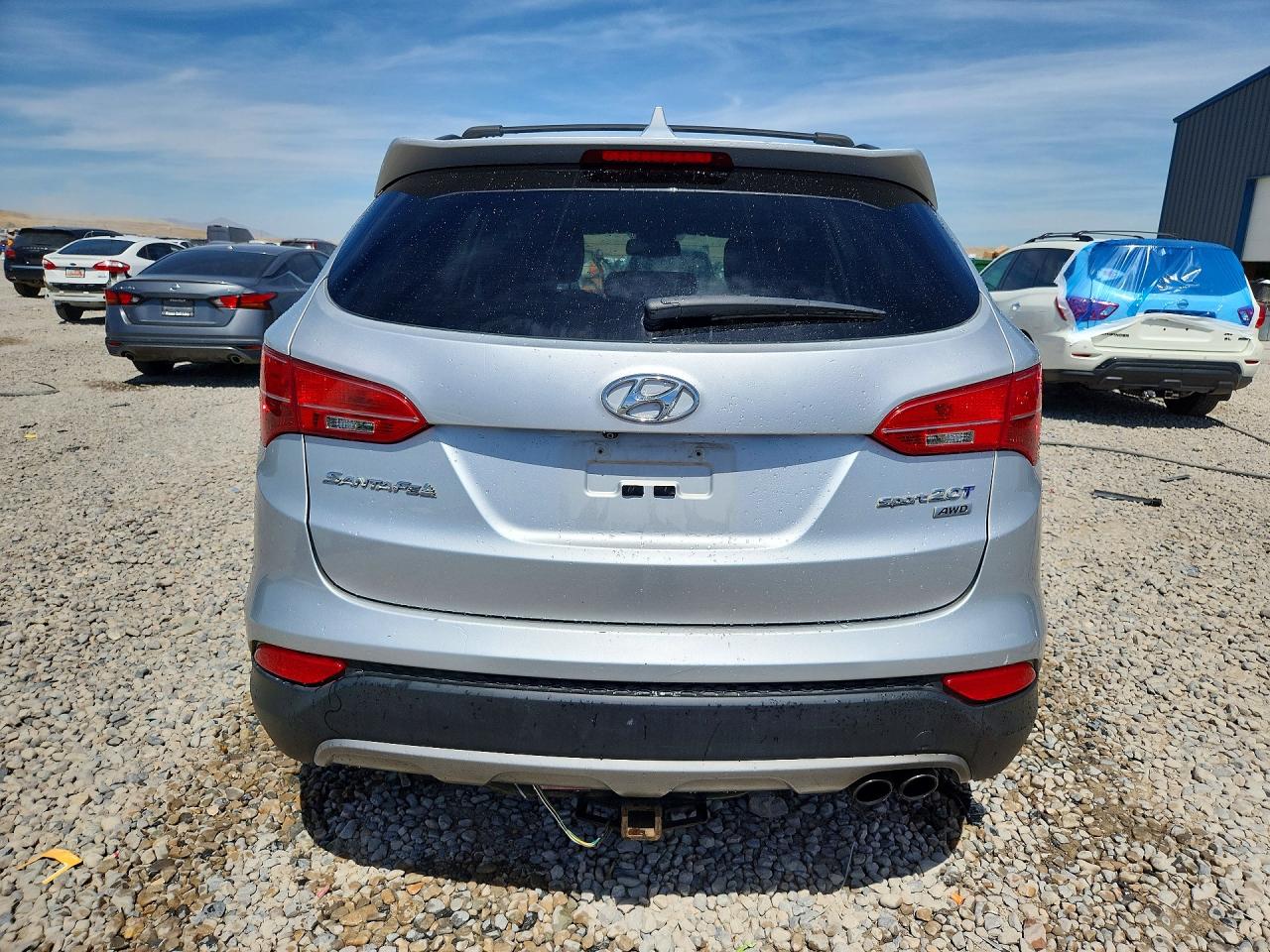 2015 Hyundai Santa Fe Sport 2.0t Silver vin: 5XYZUDLA8FG300508