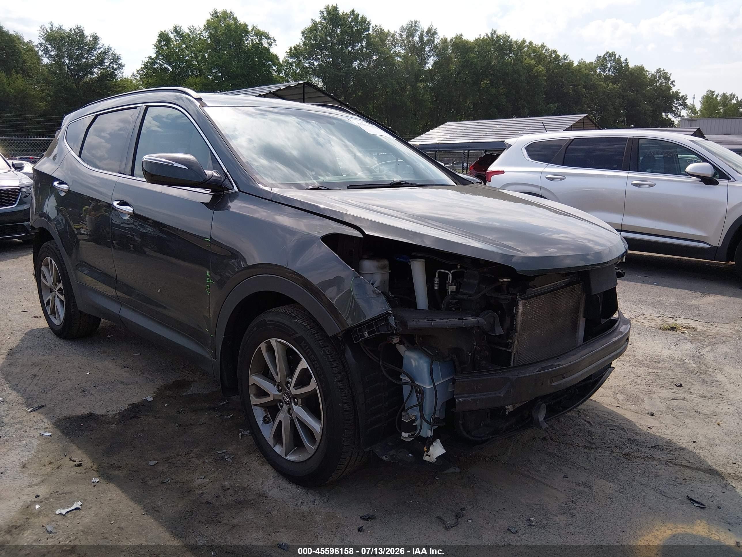 2014 Hyundai Santa Fe Sport 2.0l Turbo Серый vin: 5XYZUDLA9EG150603