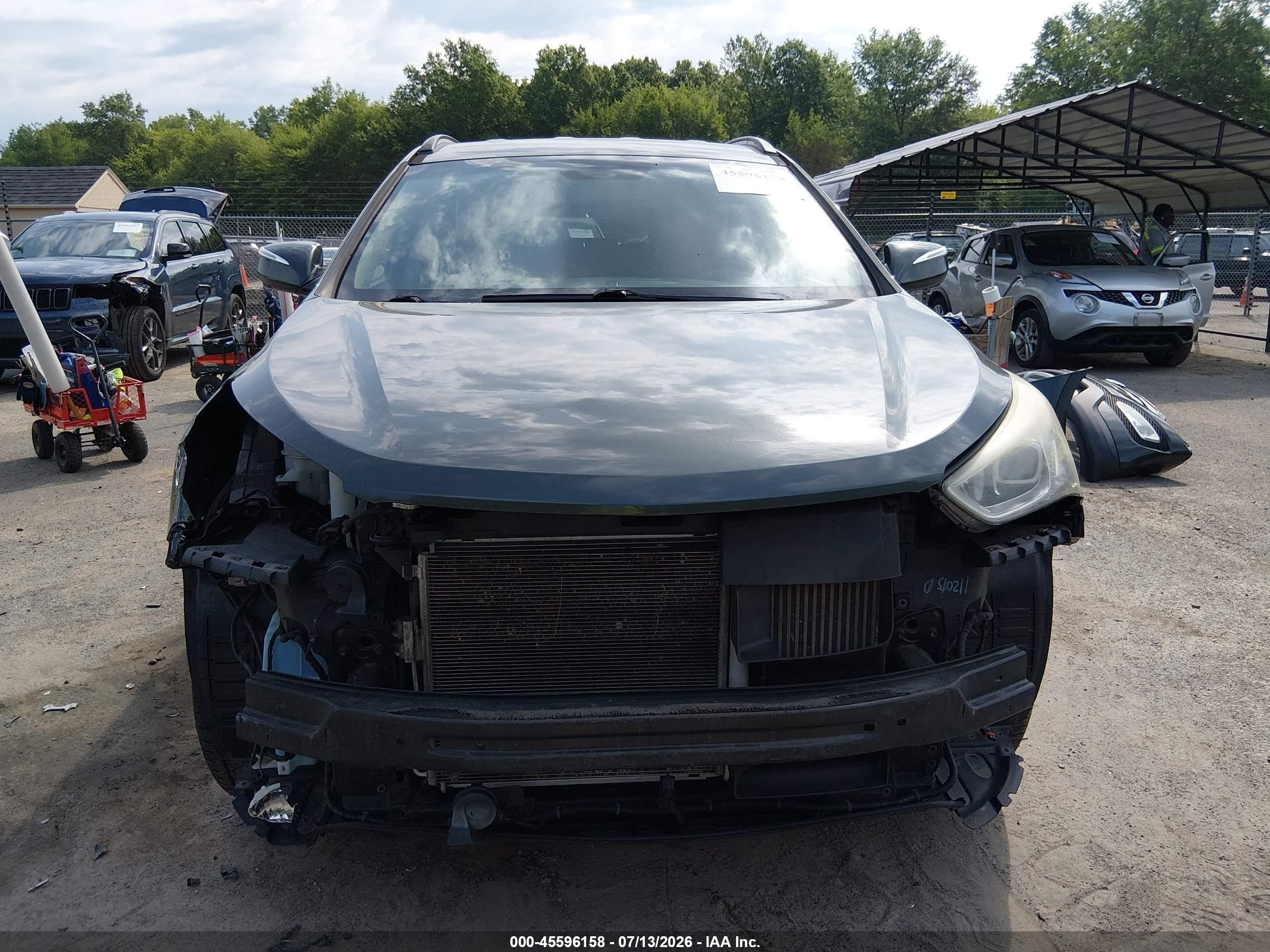 2014 Hyundai Santa Fe Sport 2.0l Turbo Gray vin: 5XYZUDLA9EG150603