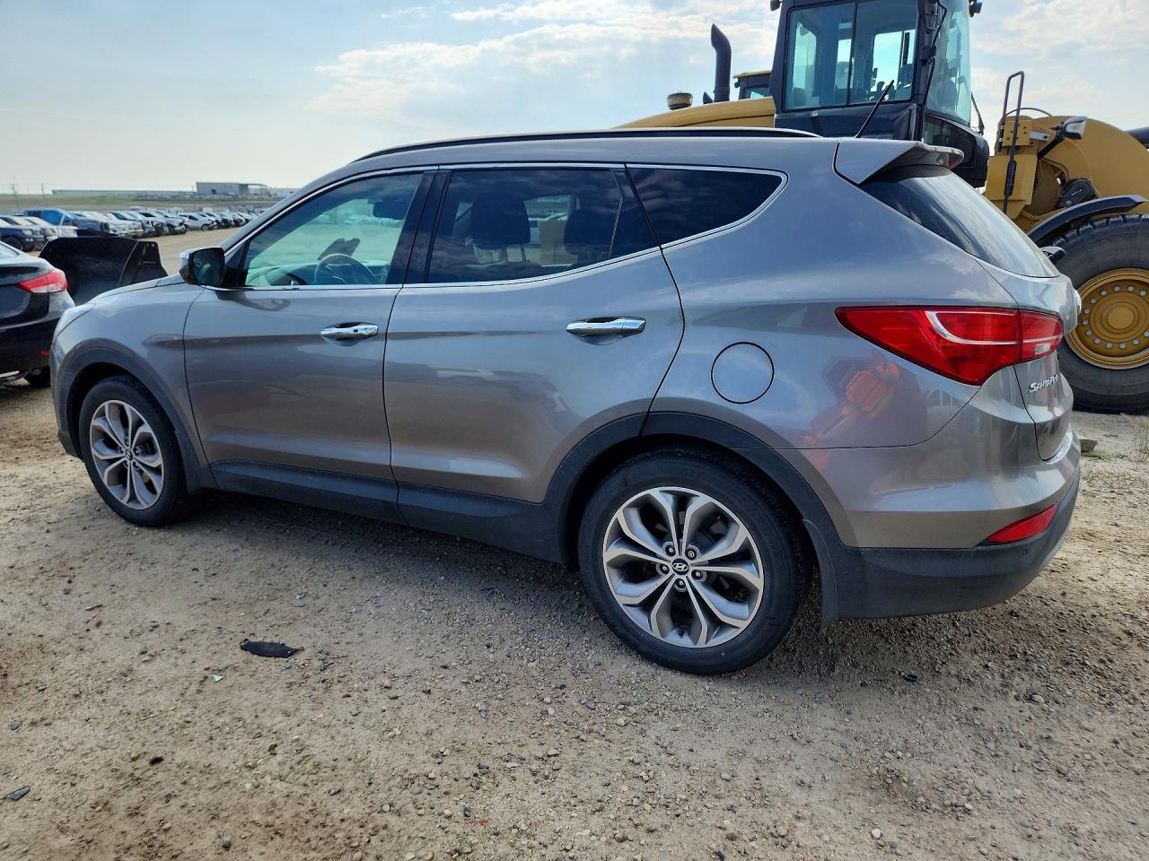 2014 Hyundai Santa Fe Sport 2.0t Gray vin: 5XYZUDLA9EG215384